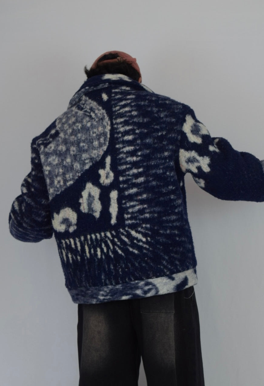Chaqueta de tela recuperada