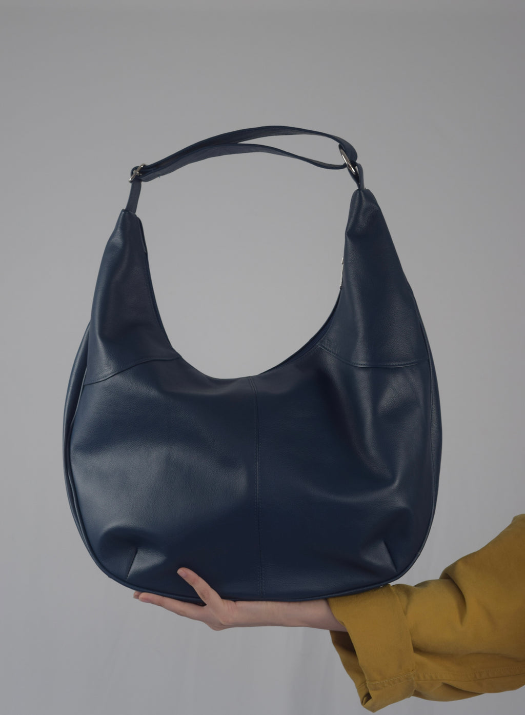 Bag en 100% cuero azul