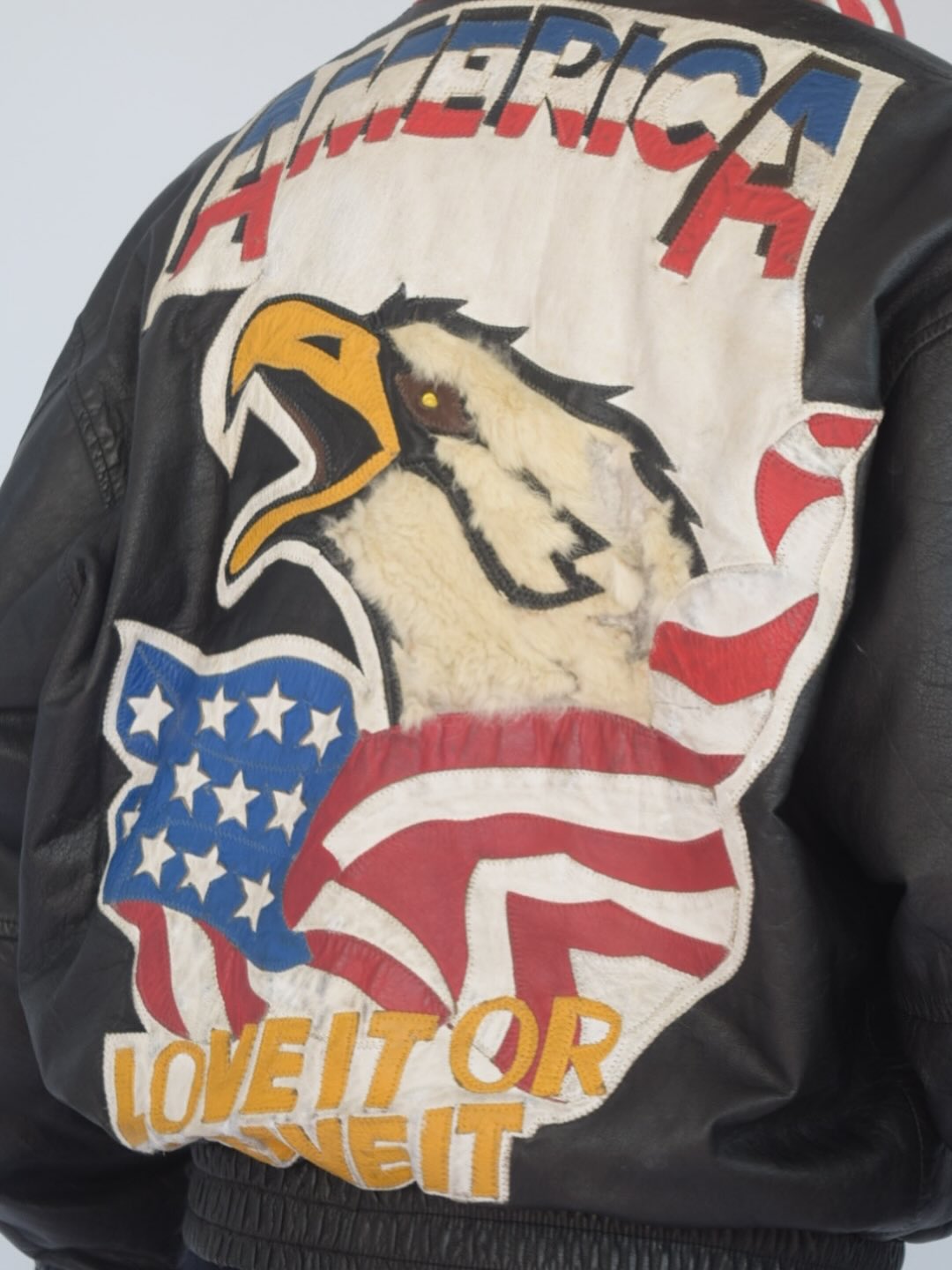 Chaqueta 100% cuero vintage&nbsp;