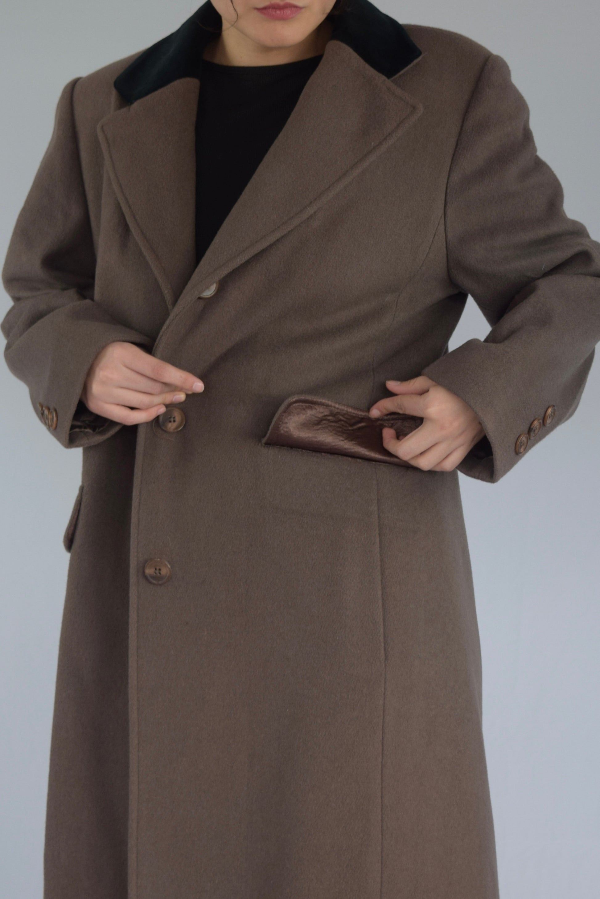 Gaban cuello terciopelo