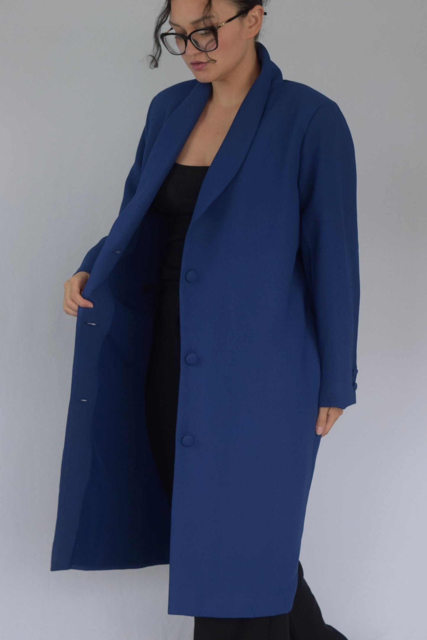 Gabán sastre azul