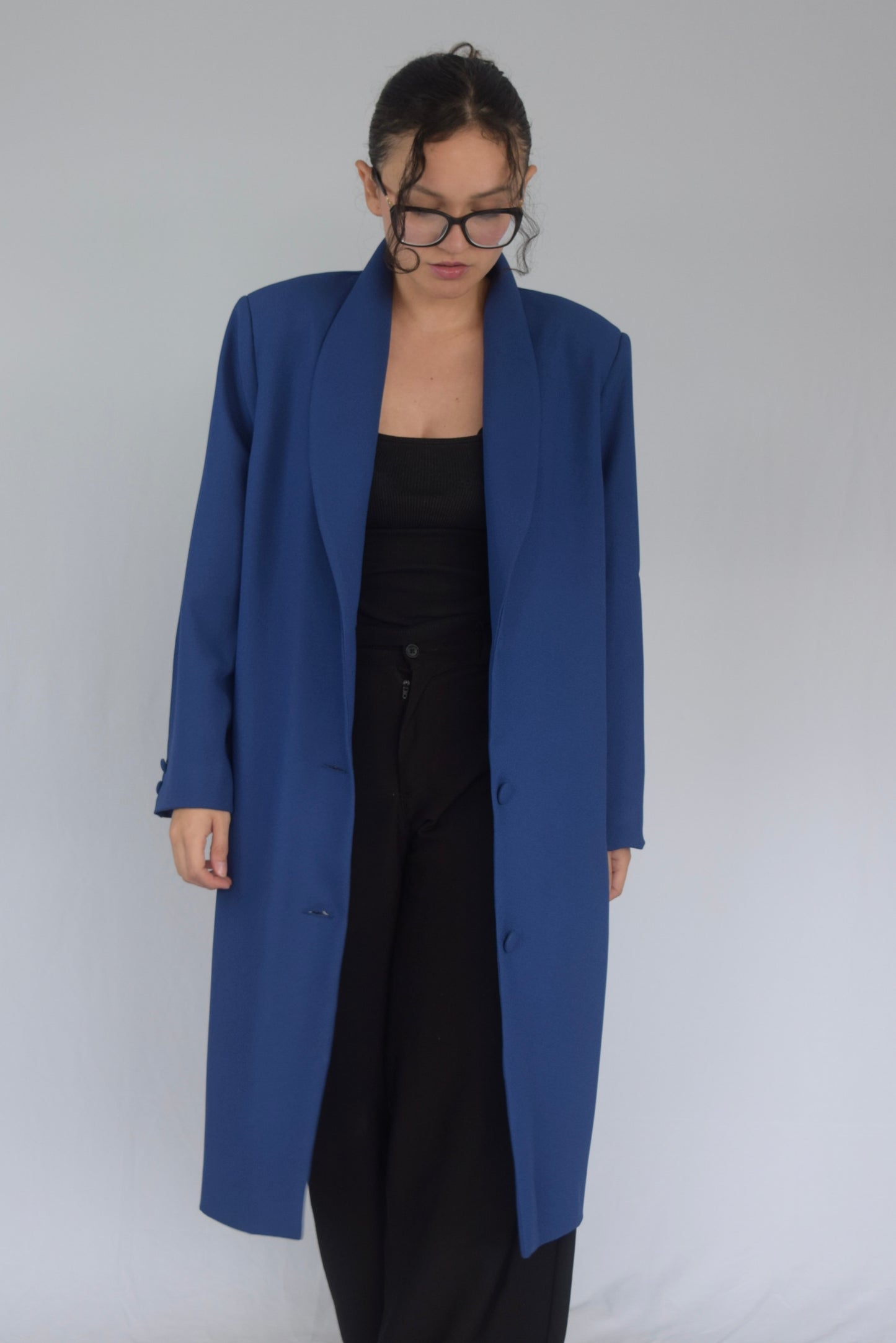 Gabán sastre azul