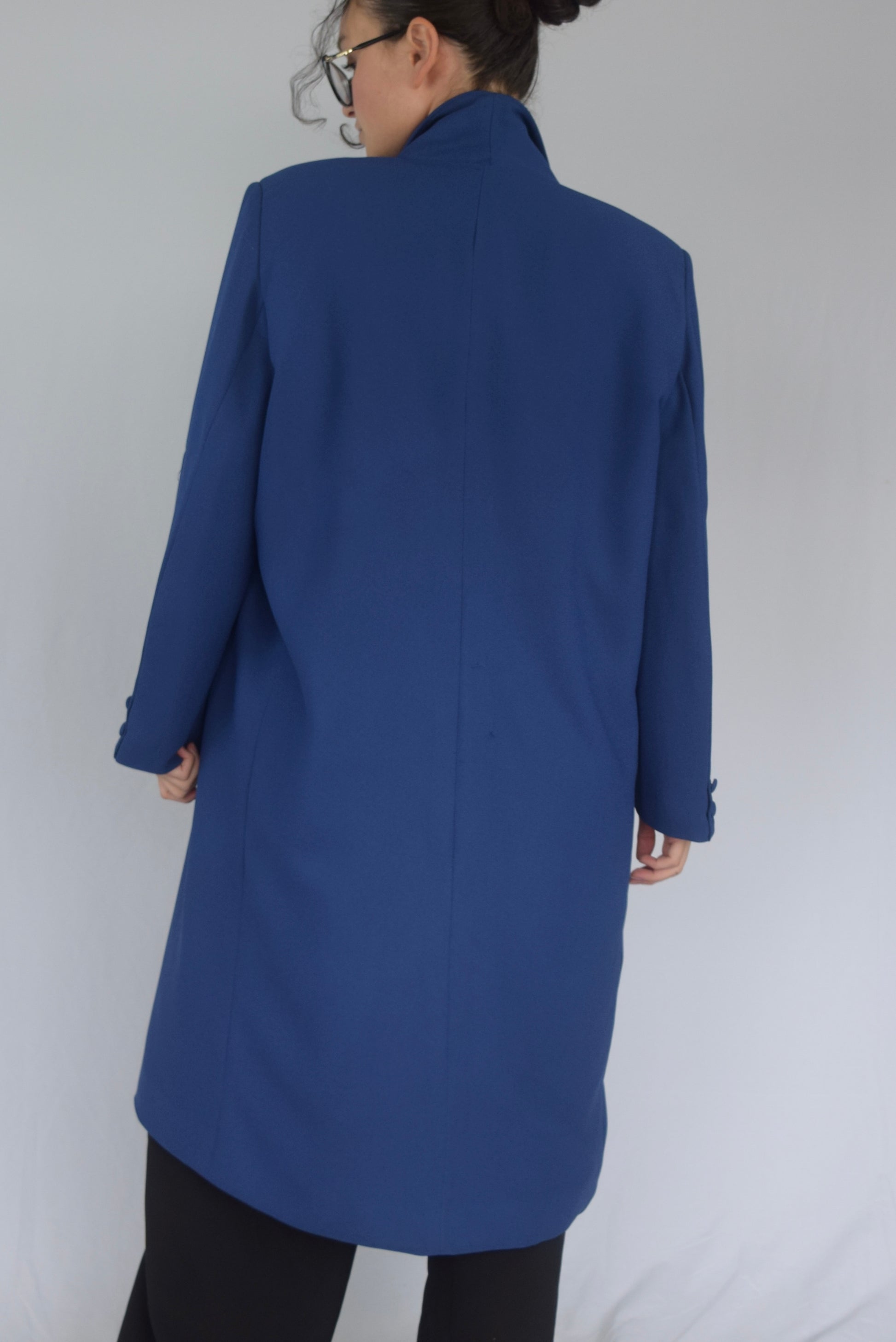 Gabán sastre azul