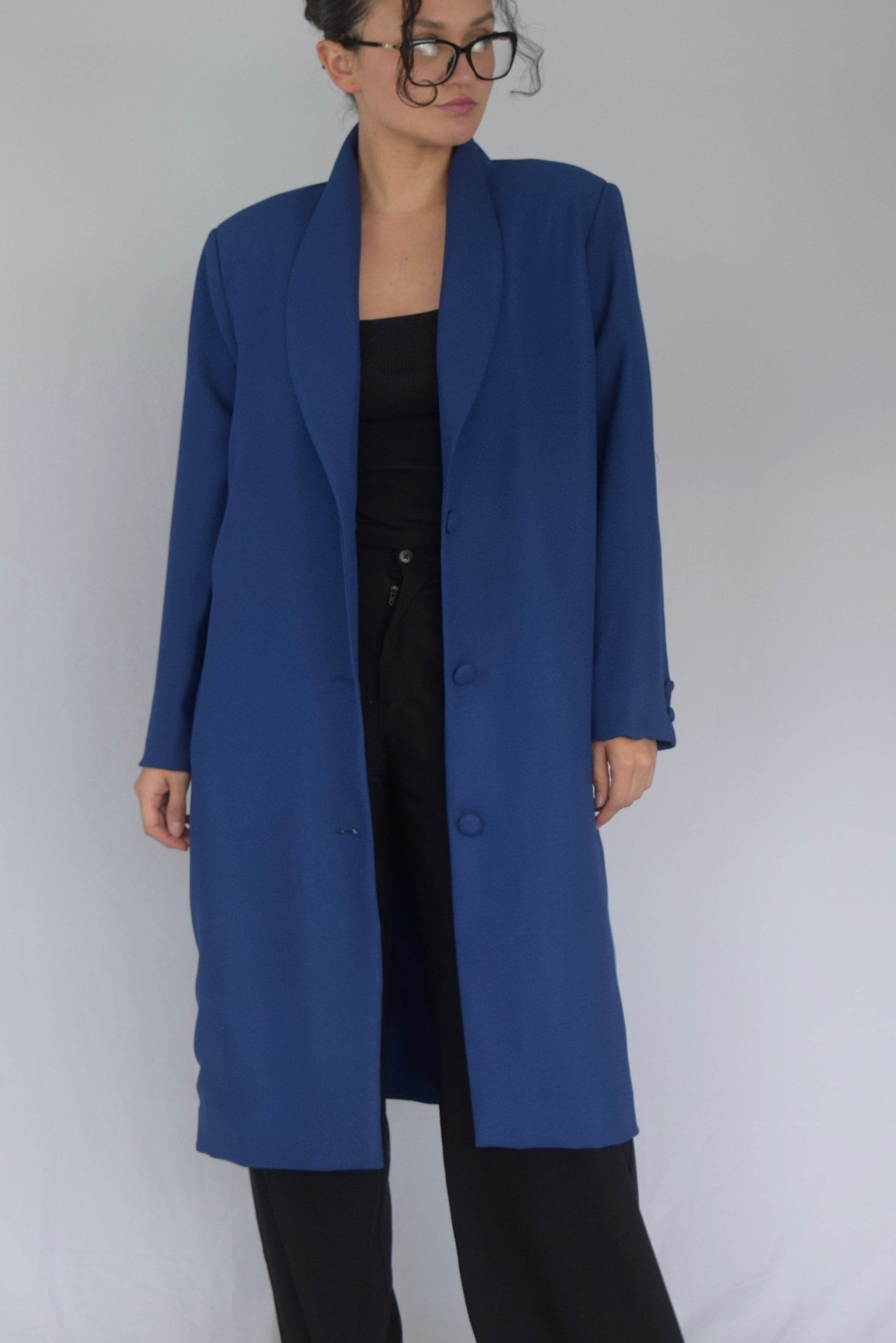 Gabán sastre azul