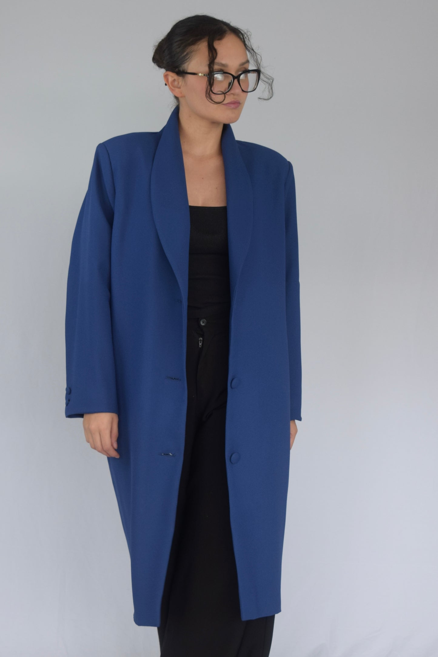 Gabán sastre azul