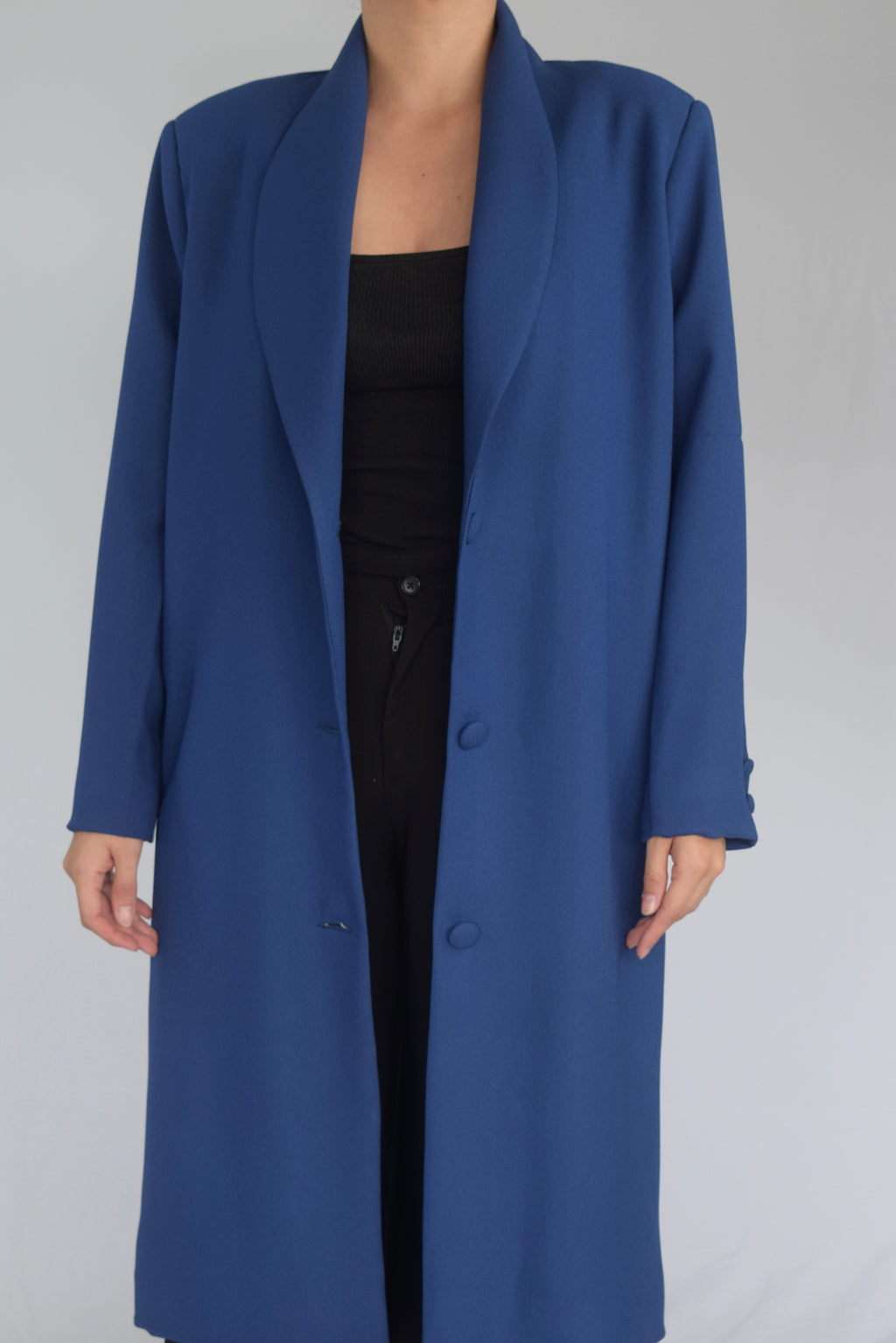 Gabán sastre azul