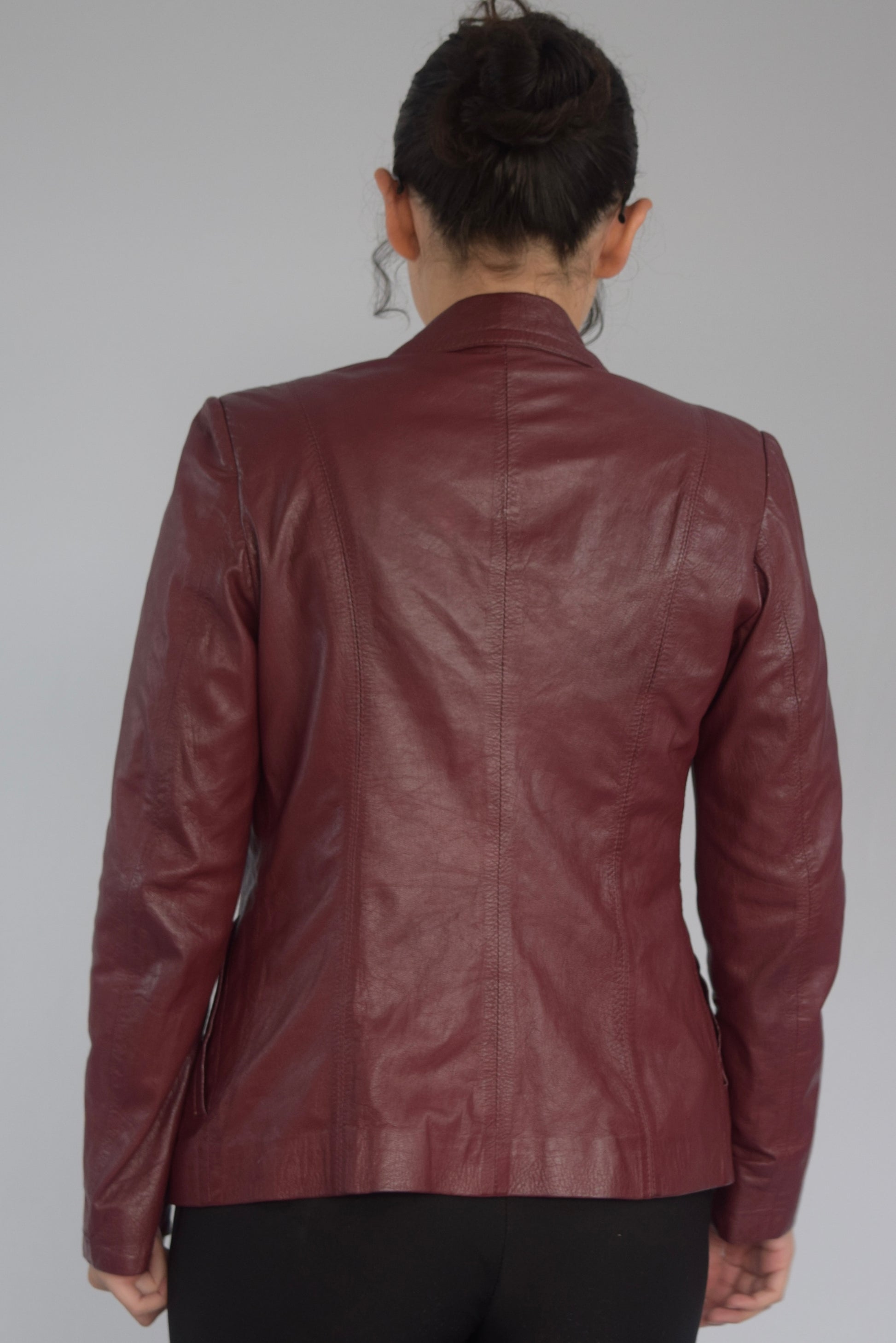 Chaqueta 100% cuero vinio