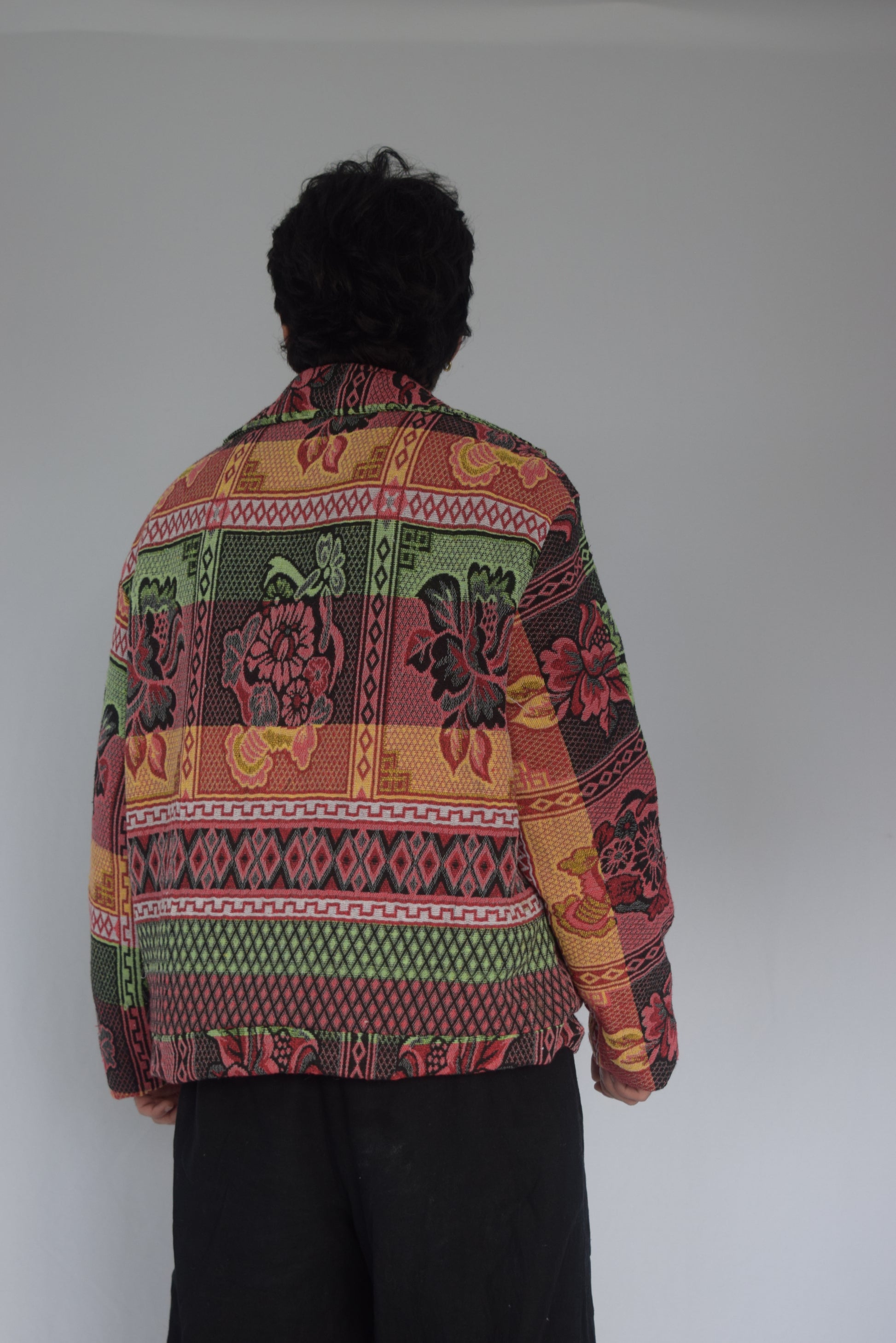 Chaqueta de tela recuperada