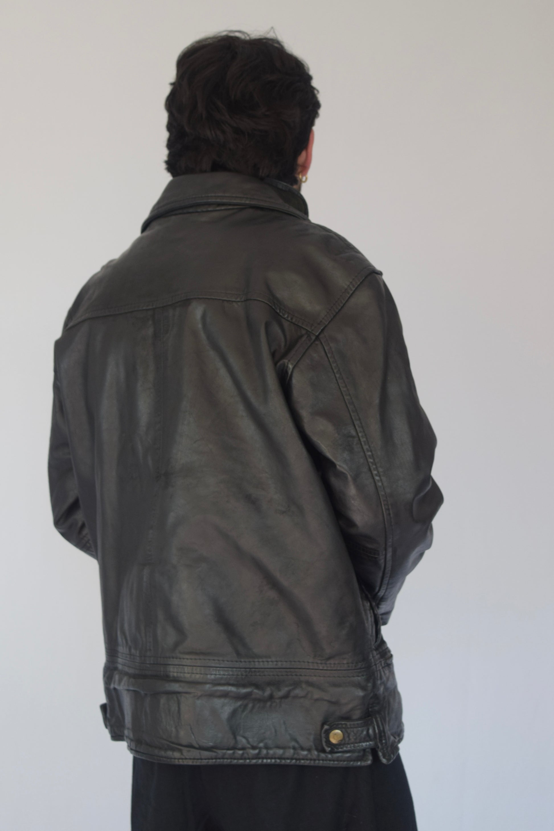 Chaqueta 100% classic cuero