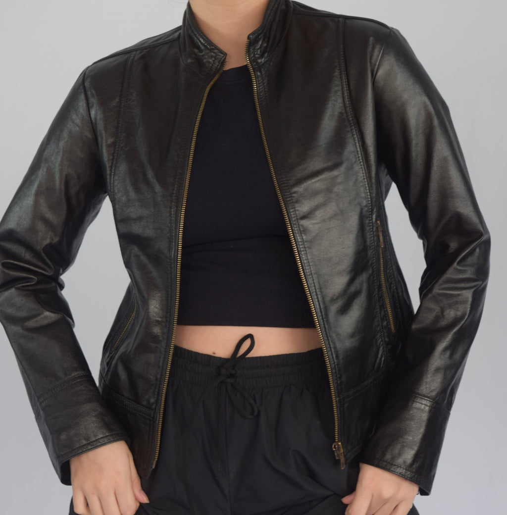 Chaqueta cuero&nbsp;