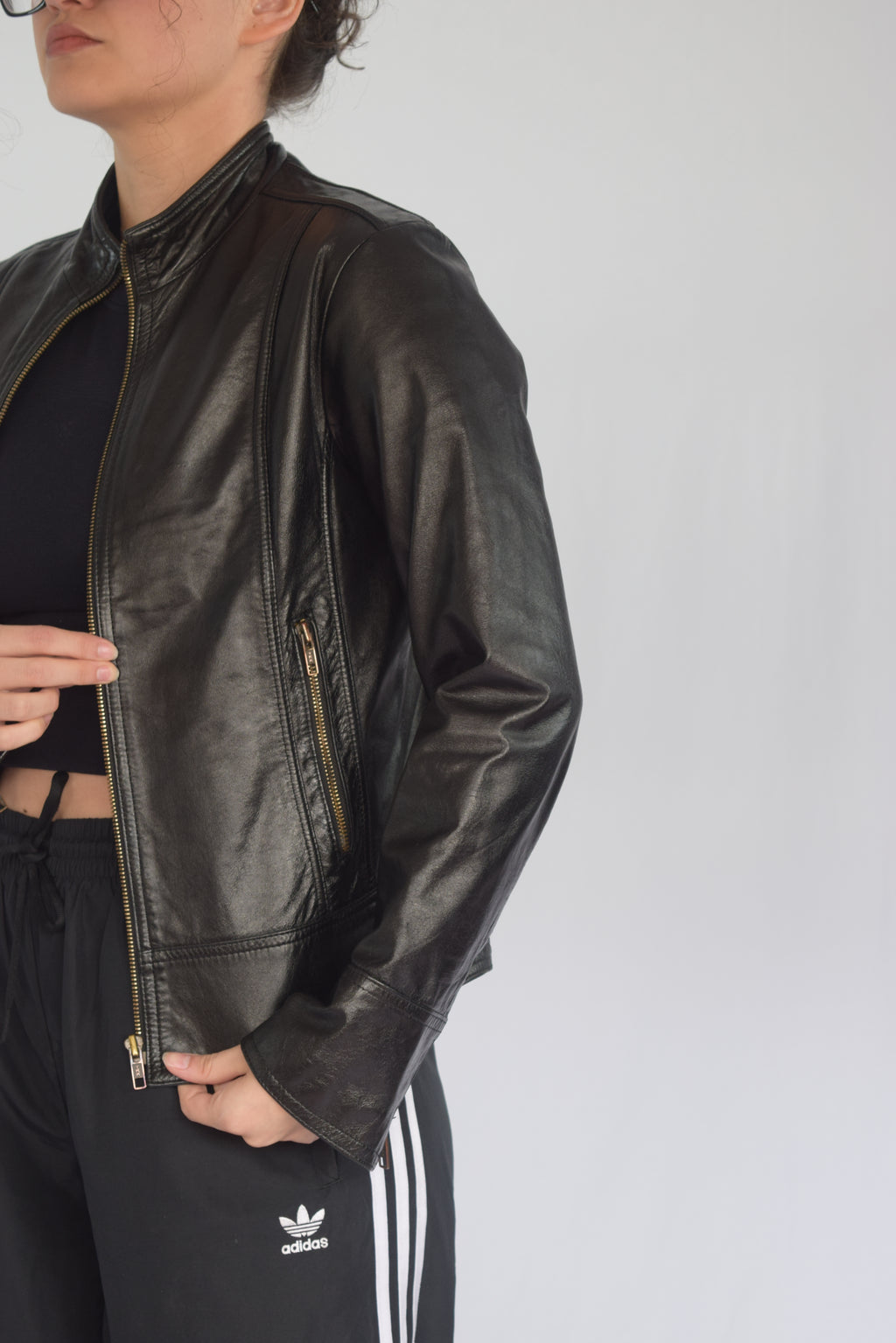 Chaqueta cuero&nbsp;