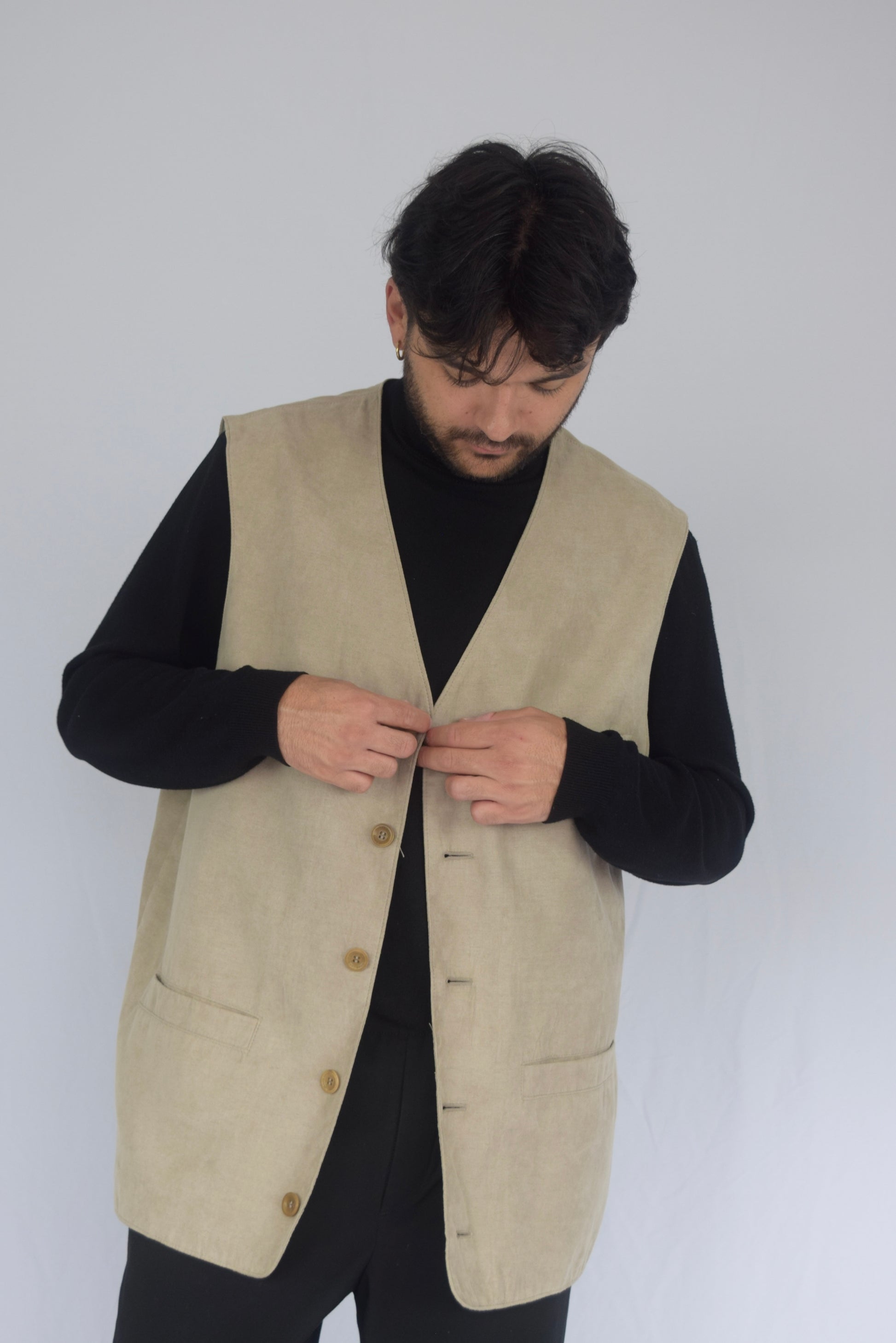 Chaleco piel de durazno