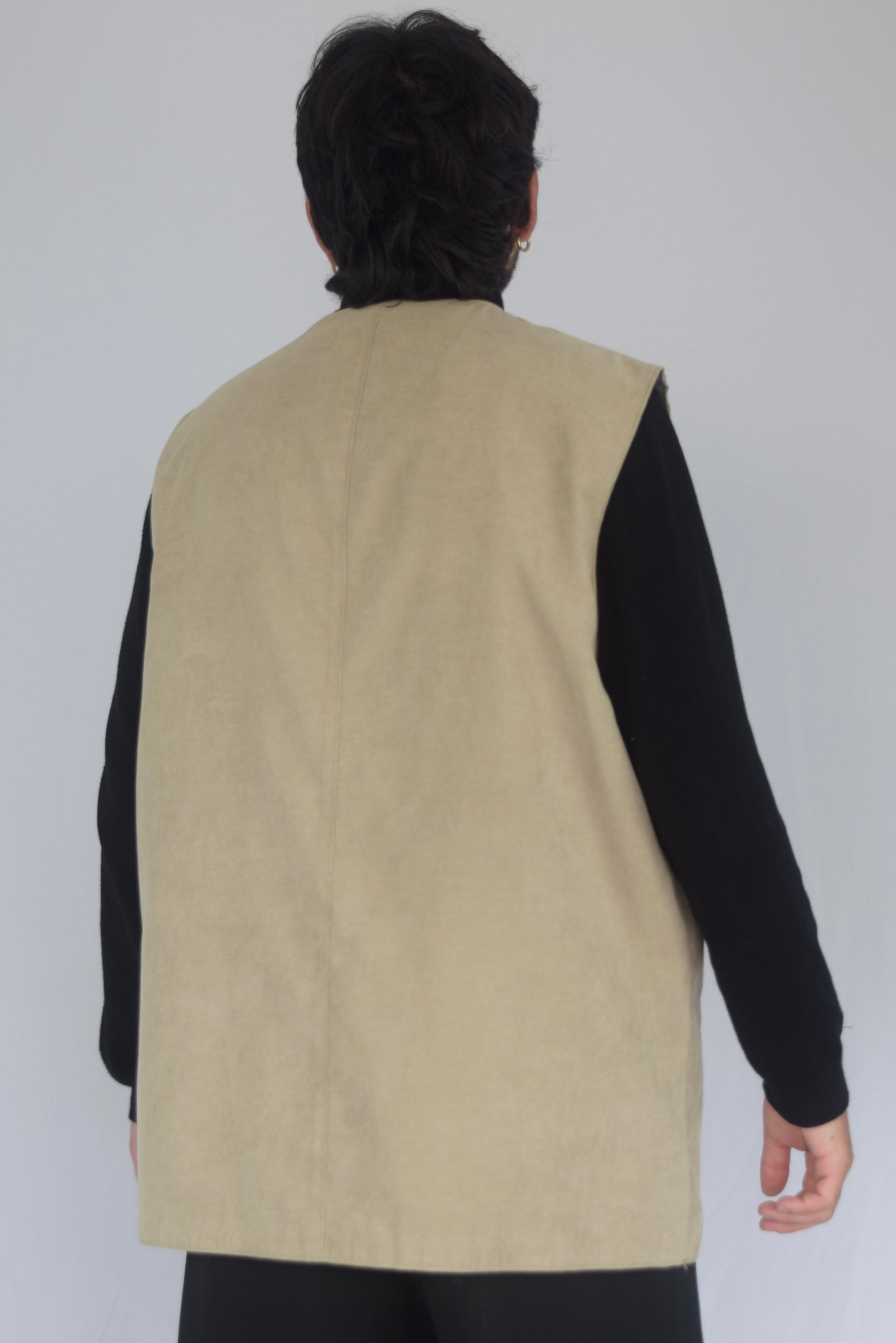 Chaleco piel de durazno