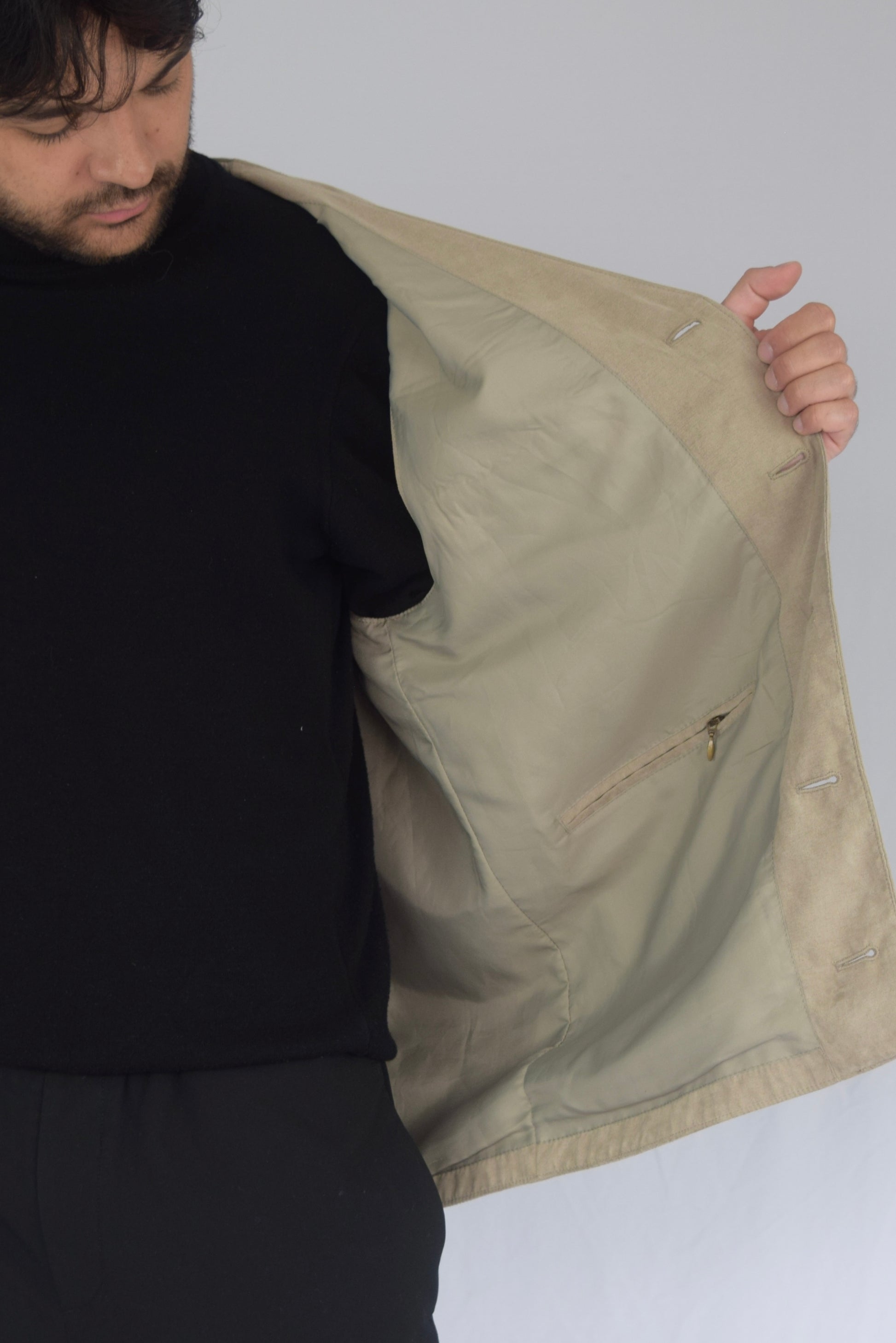 Chaleco piel de durazno