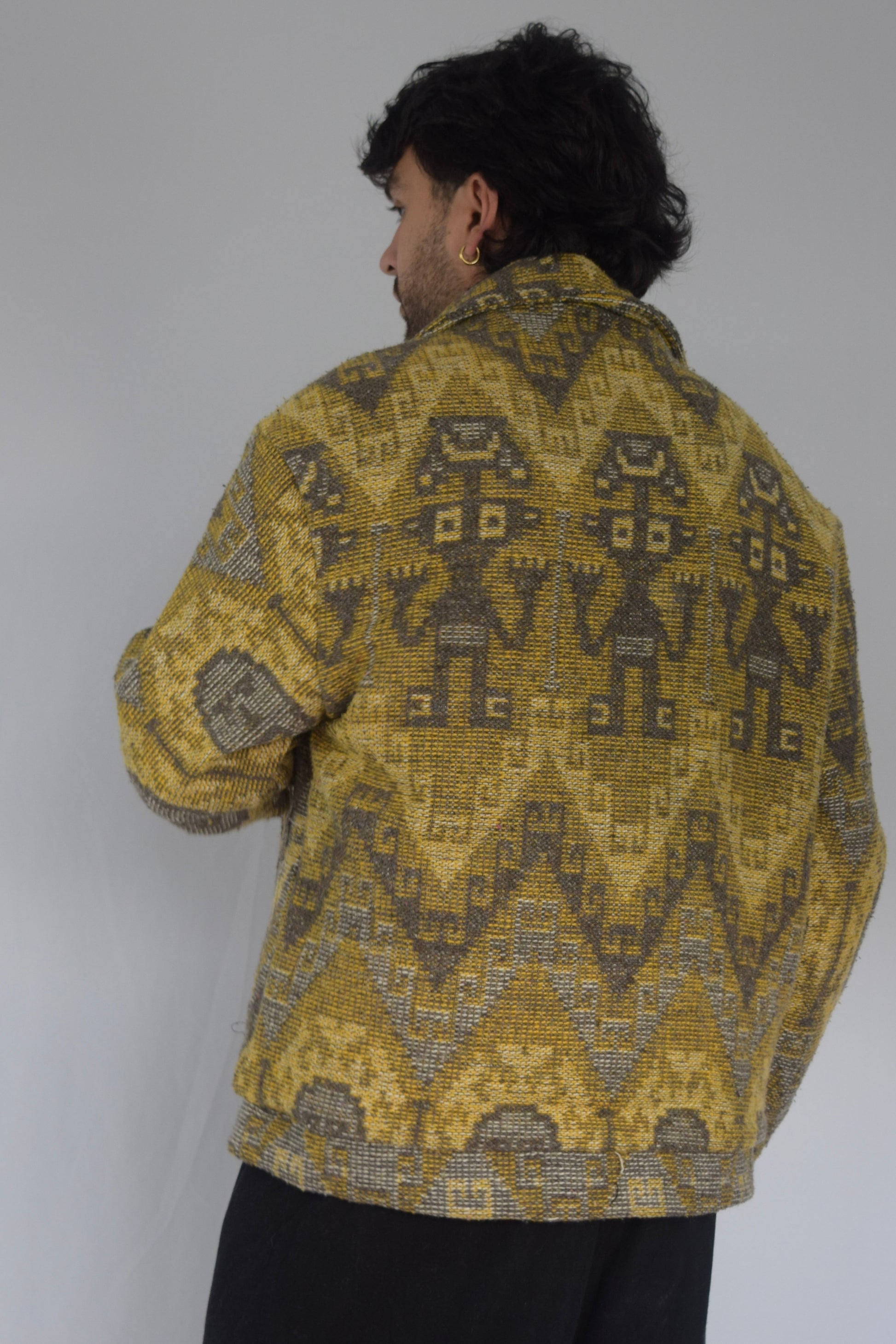 Chaqueta memoria de tela recuperada