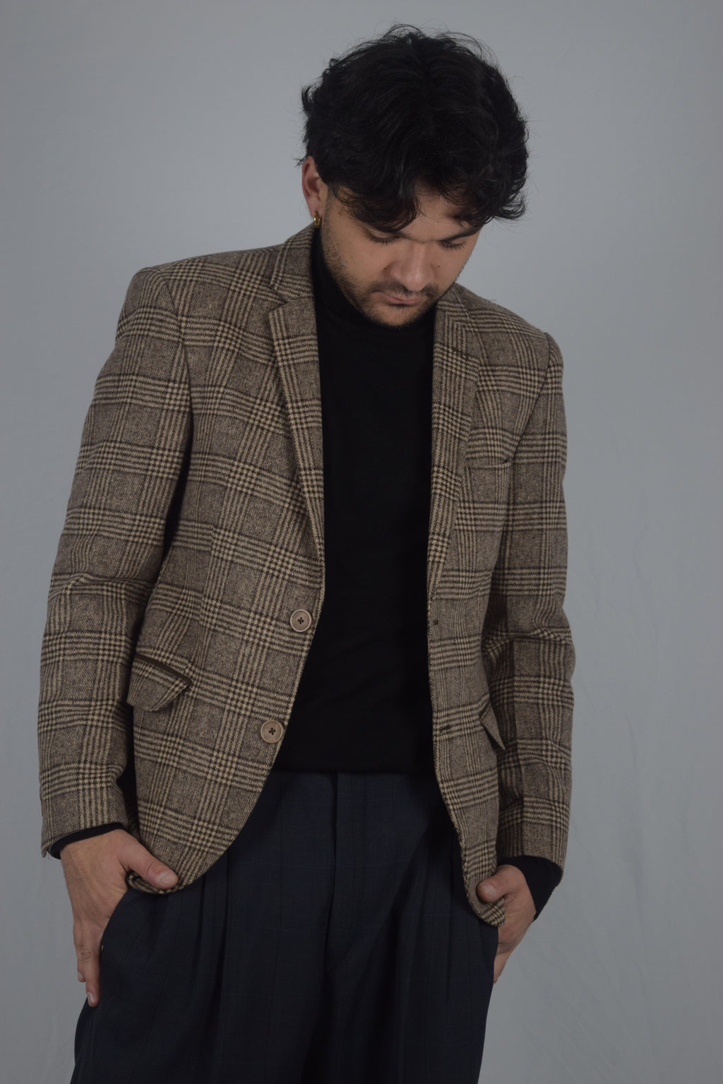 Blazer cuadros increíble