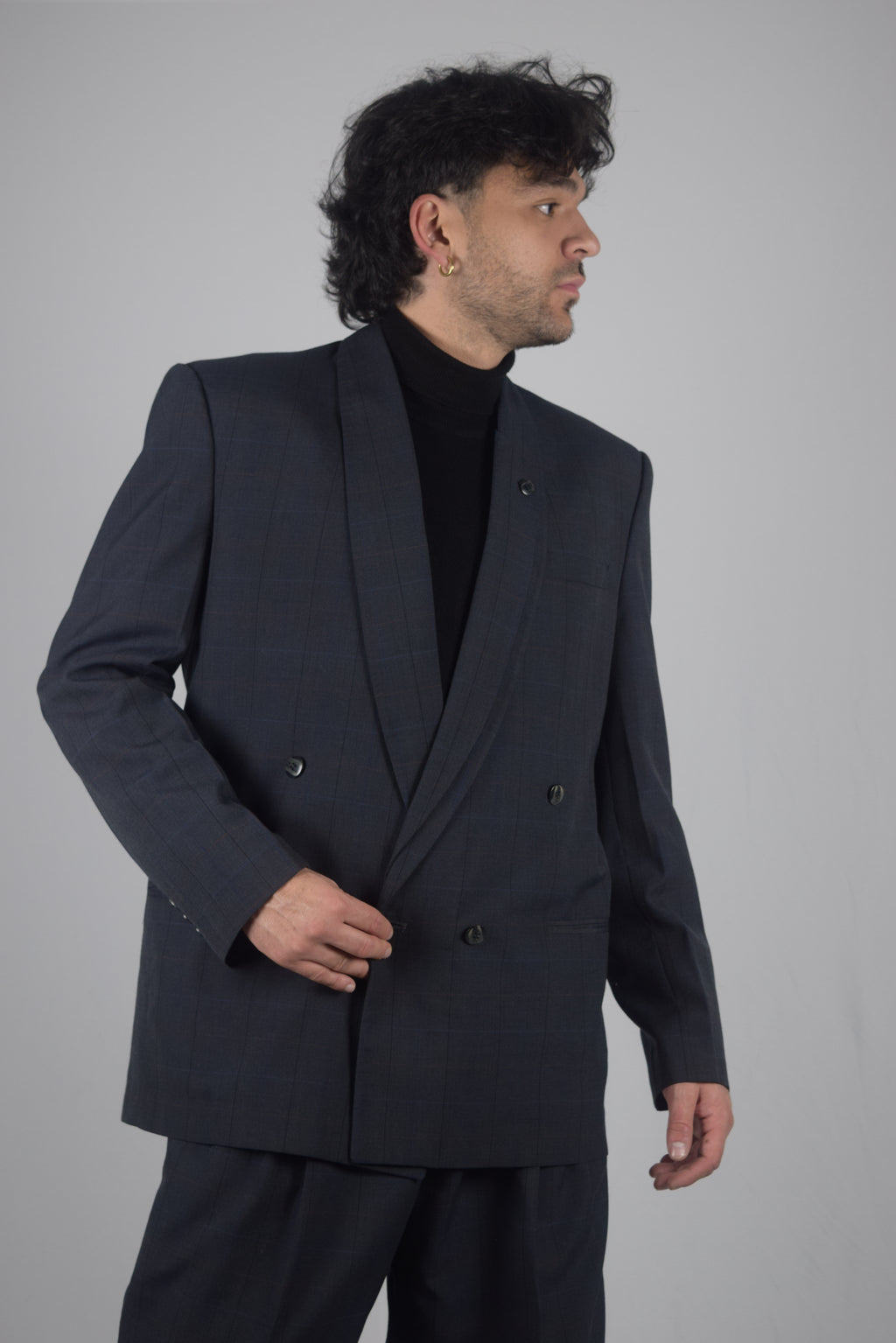 Traje completo doble solapa