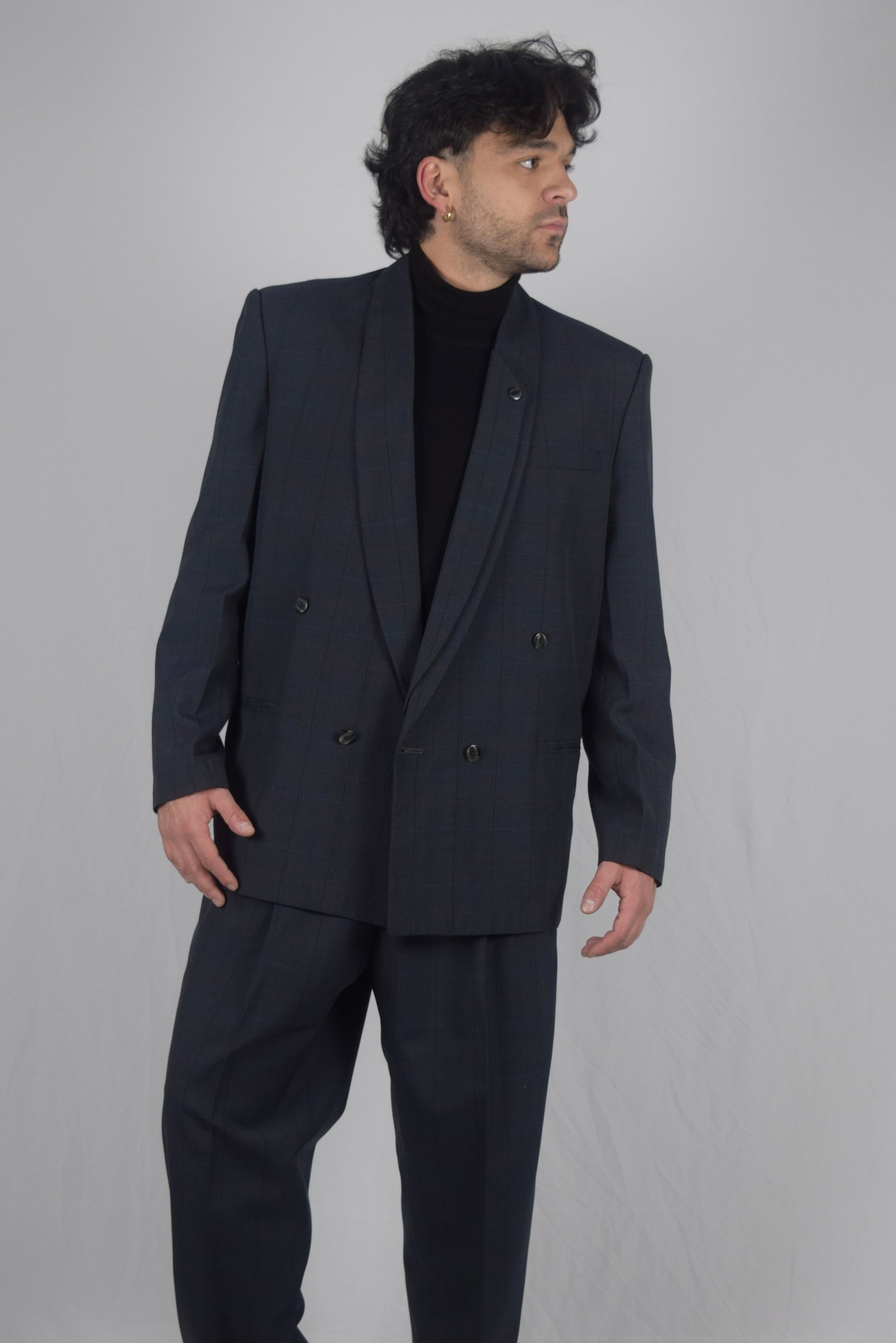 Traje completo doble solapa