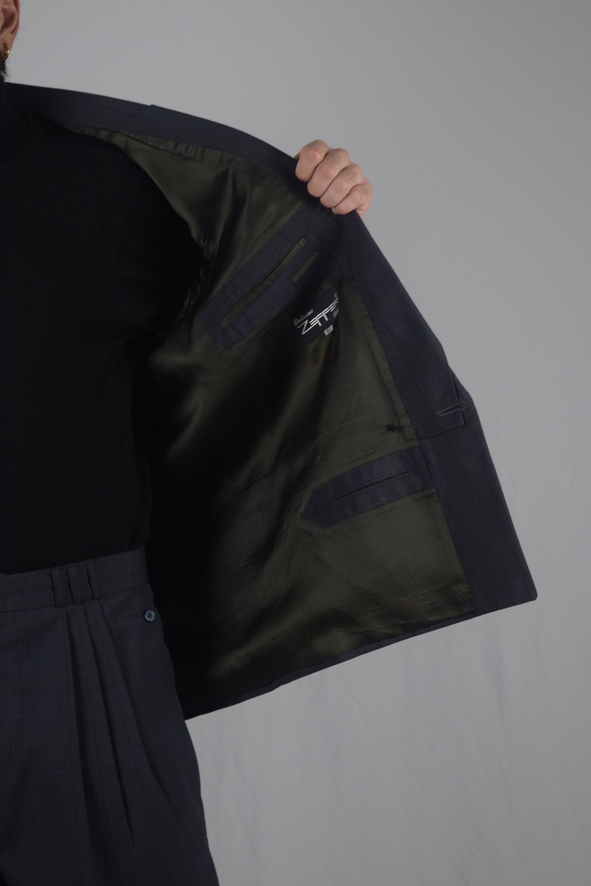 Traje completo doble solapa