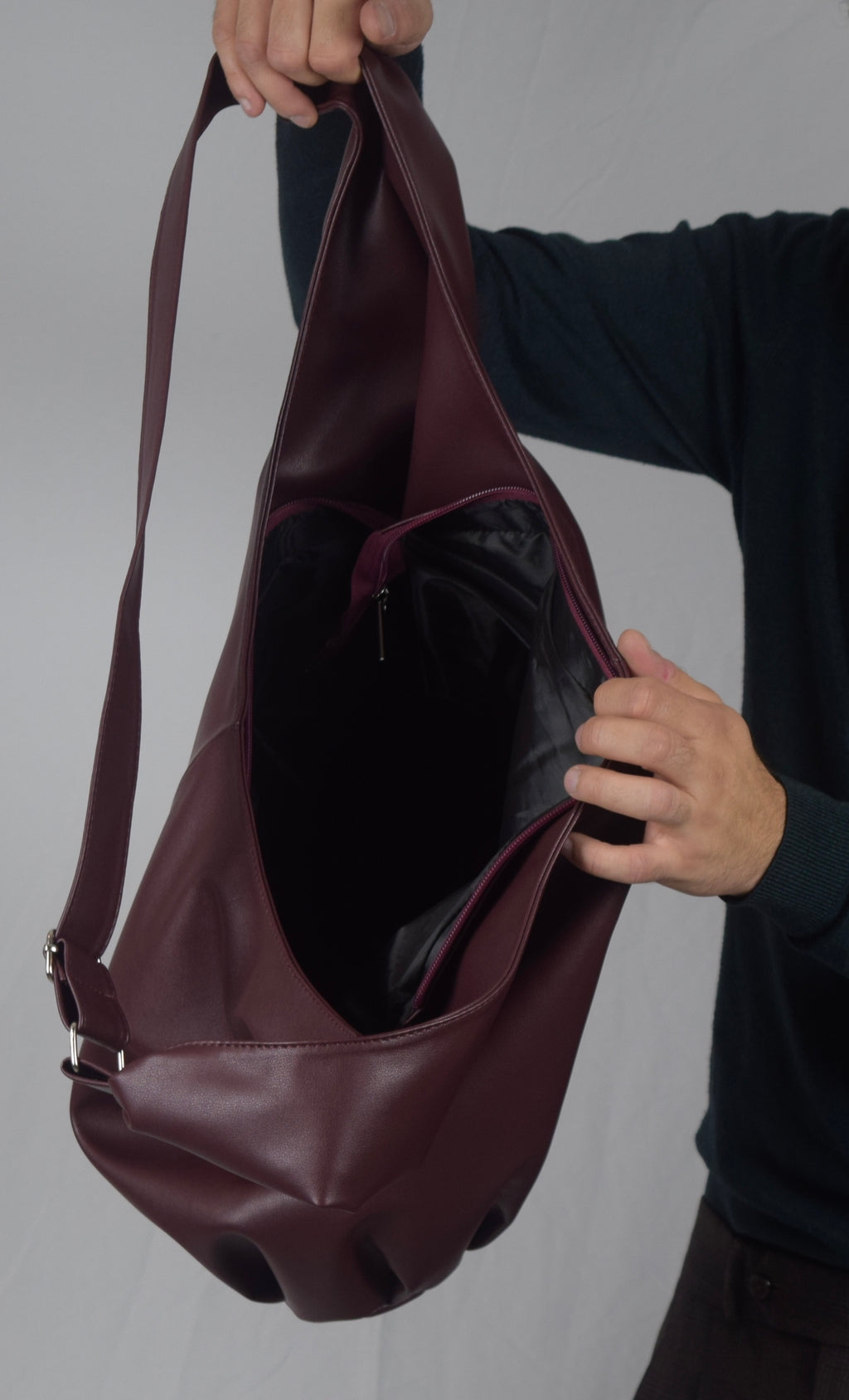 Bolso de prana VINO Tinto