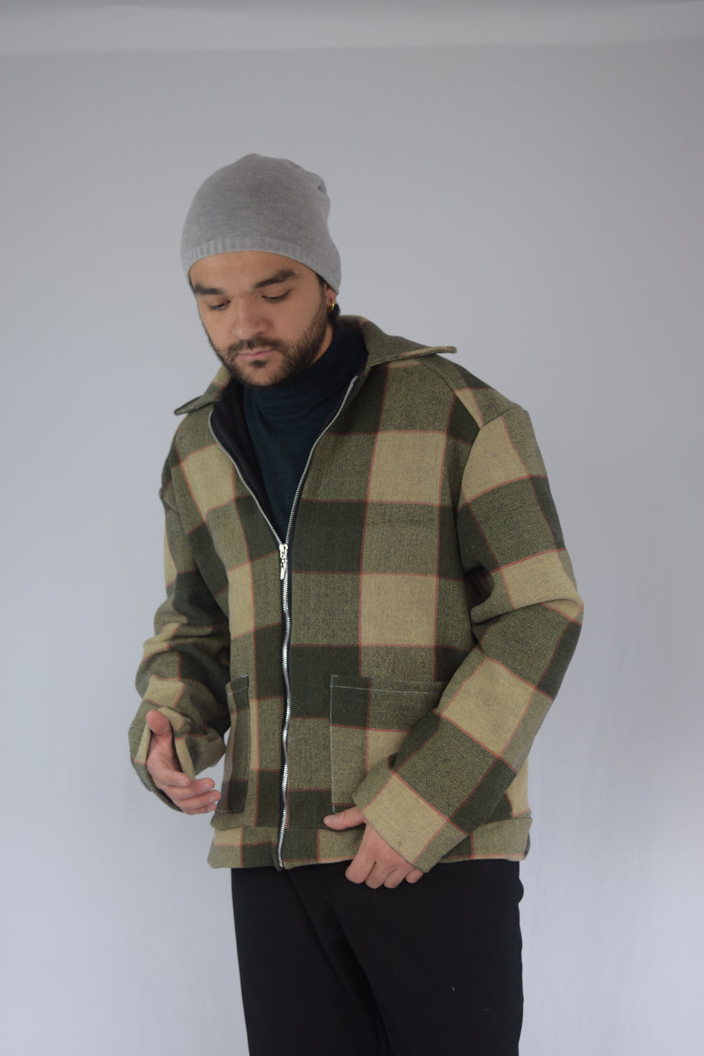 Chaqueta de tela recuperada | Talla M