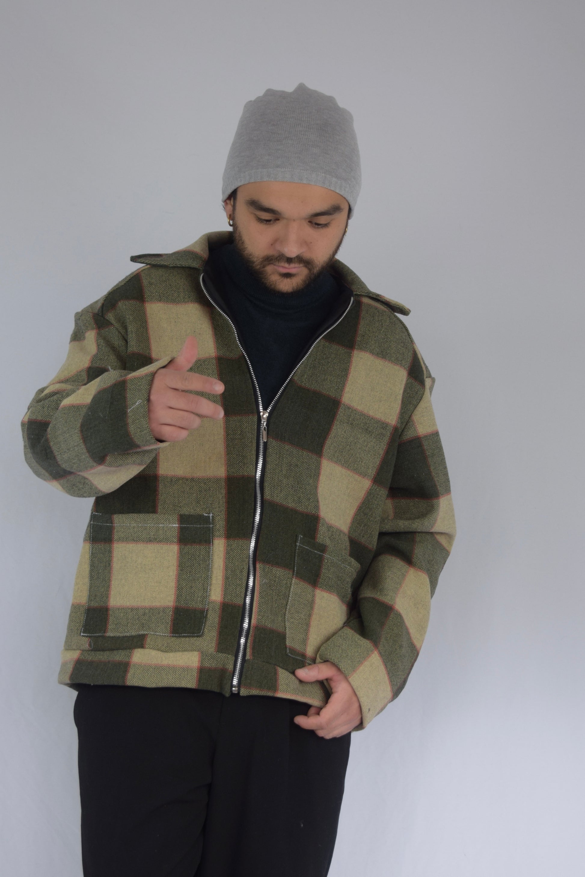 Chaqueta de tela recuperada | Talla M