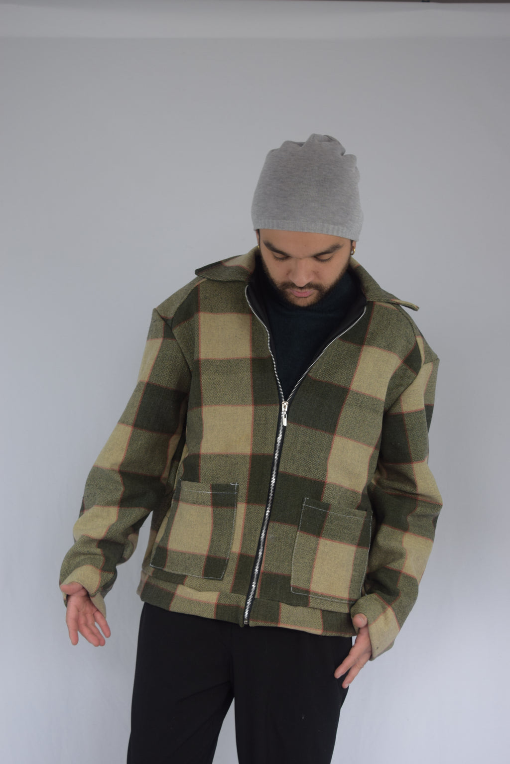 Chaqueta de tela recuperada | Talla M