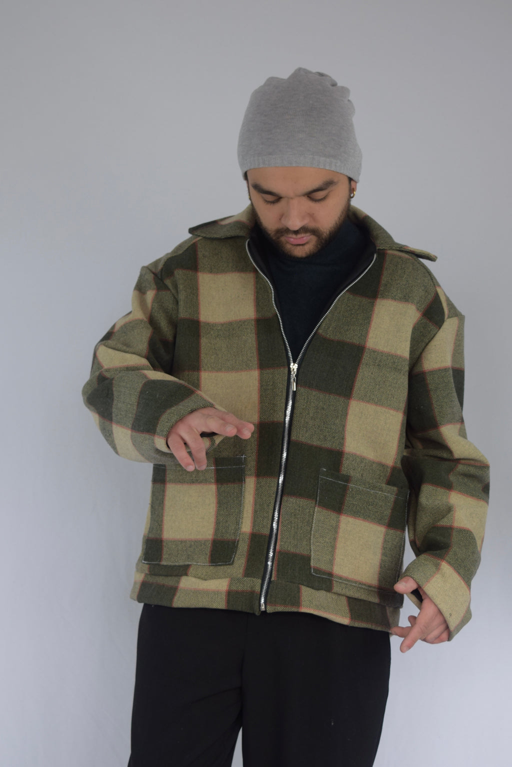 Chaqueta de tela recuperada | Talla M