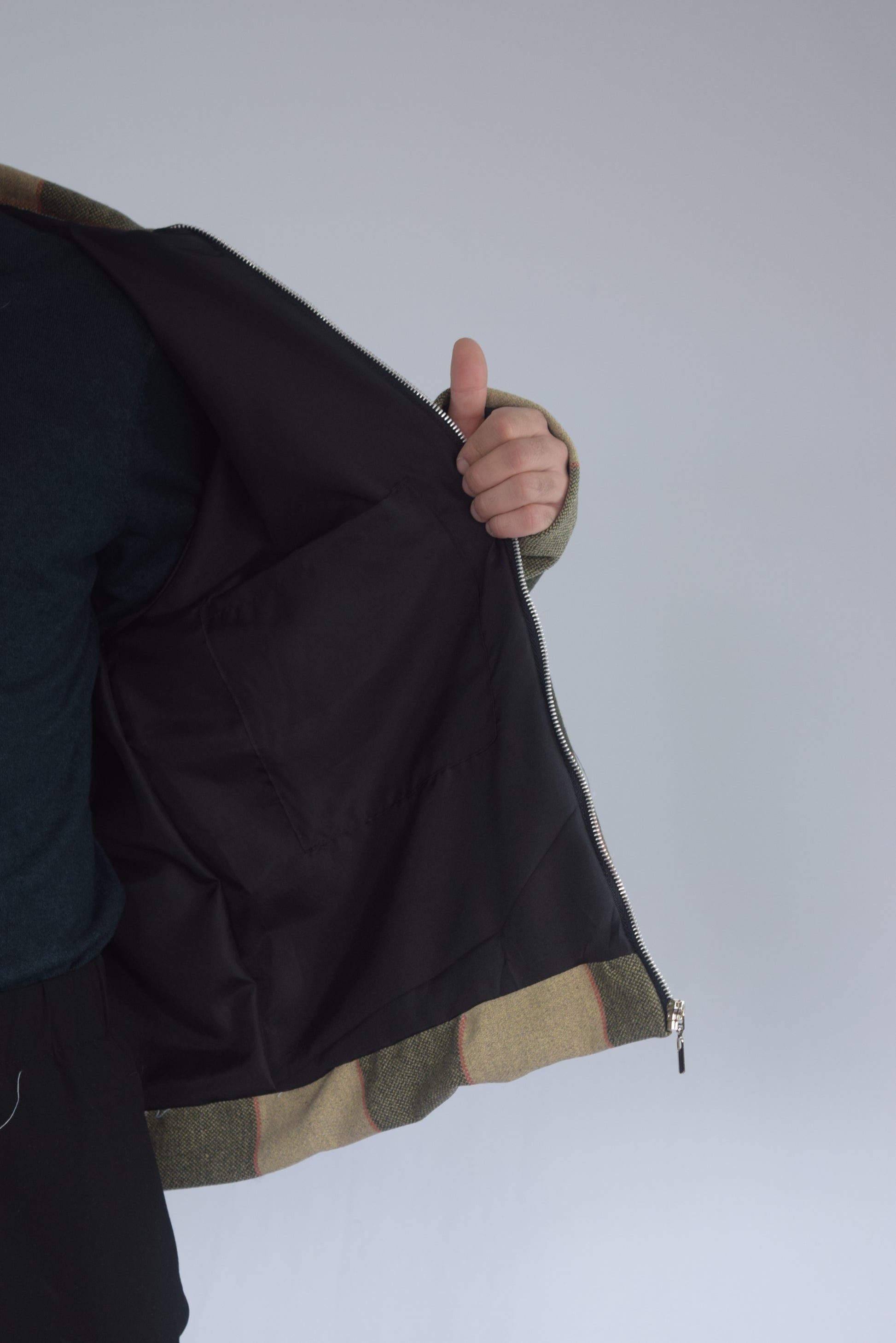 Chaqueta de tela recuperada | Talla M