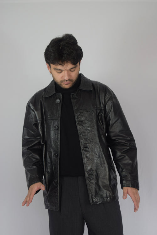 -Chaqueta 100% cuero