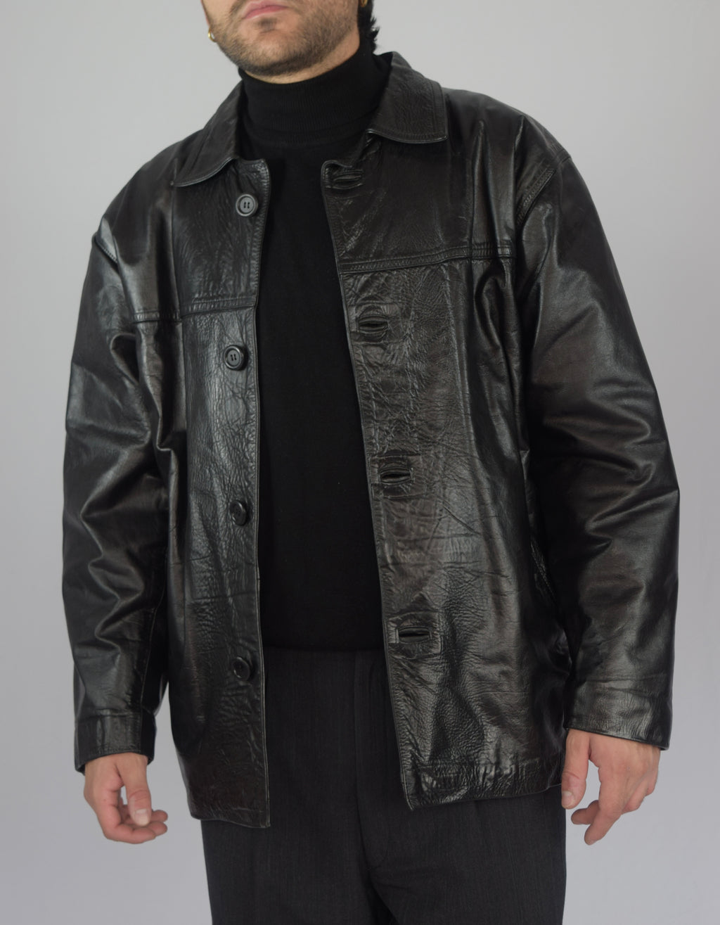 -Chaqueta 100% cuero