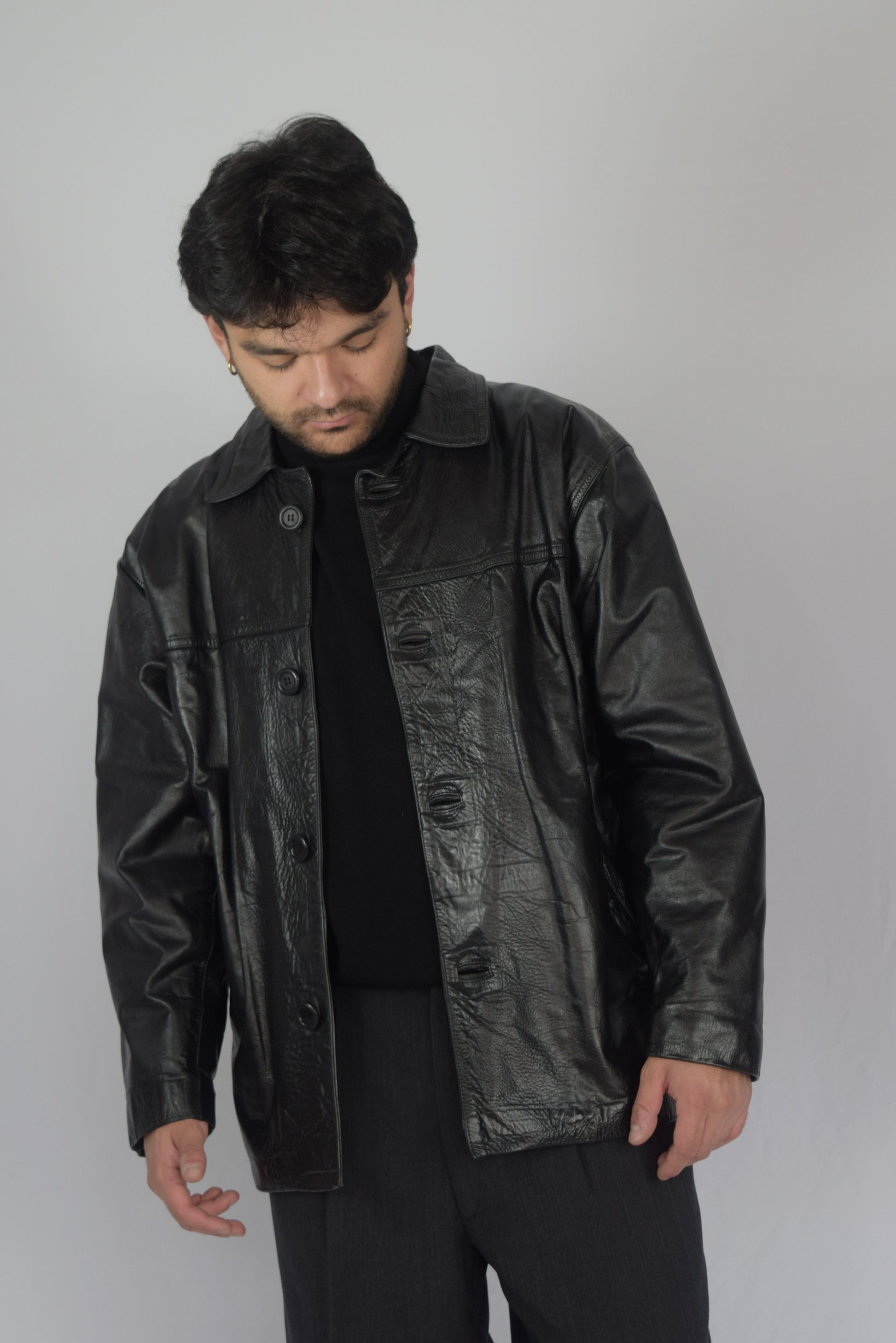 -Chaqueta 100% cuero