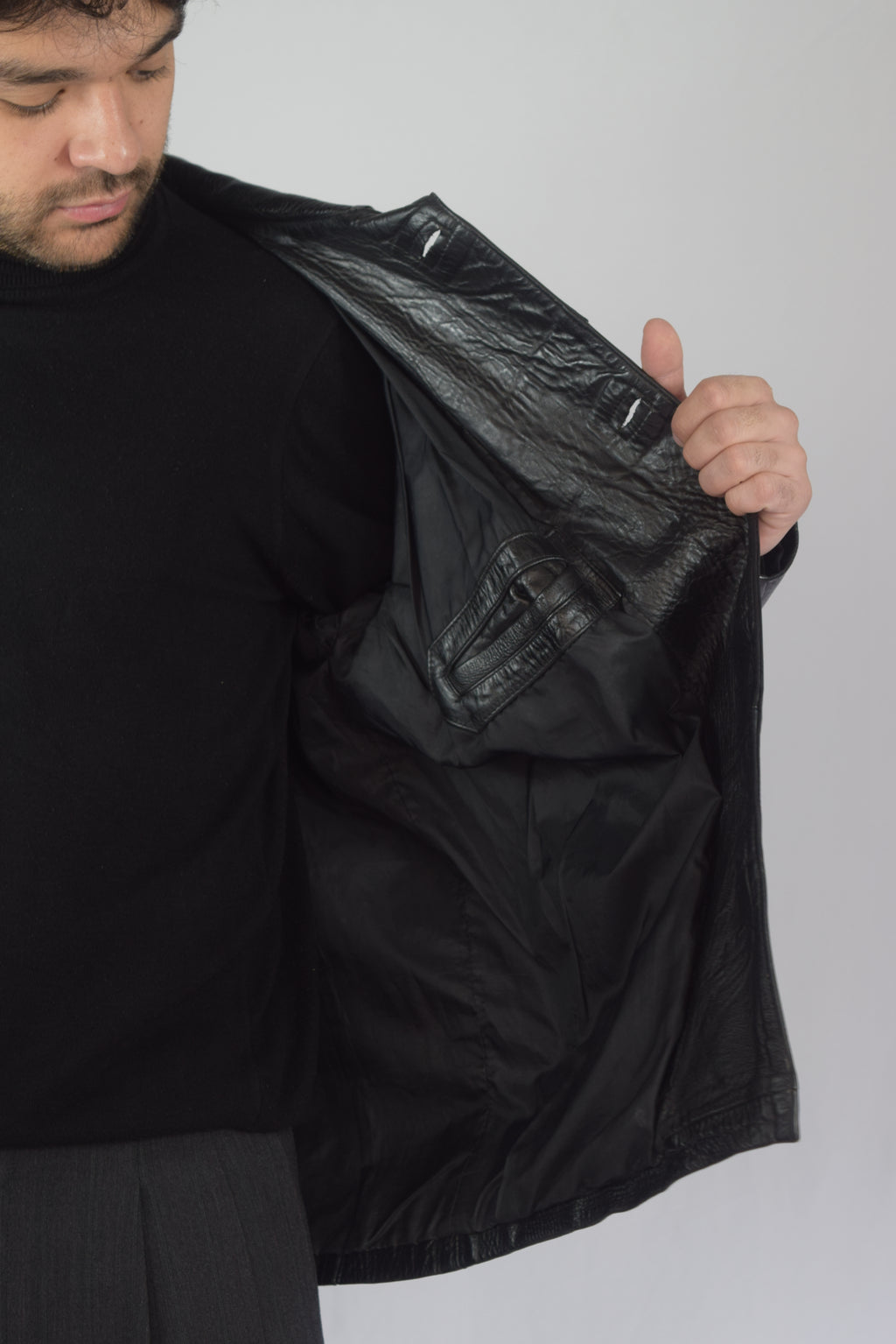 -Chaqueta 100% cuero