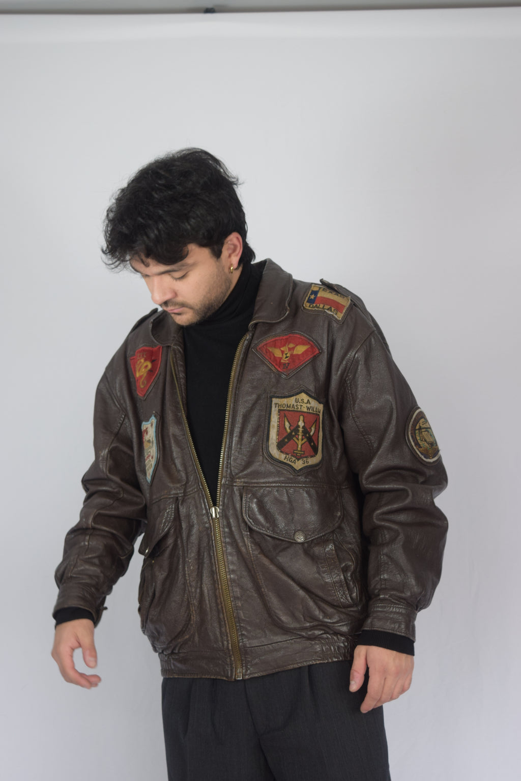 Original chaqueta 100% cuero&nbsp;