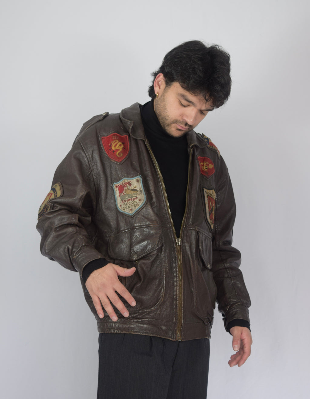 Original chaqueta 100% cuero&nbsp;