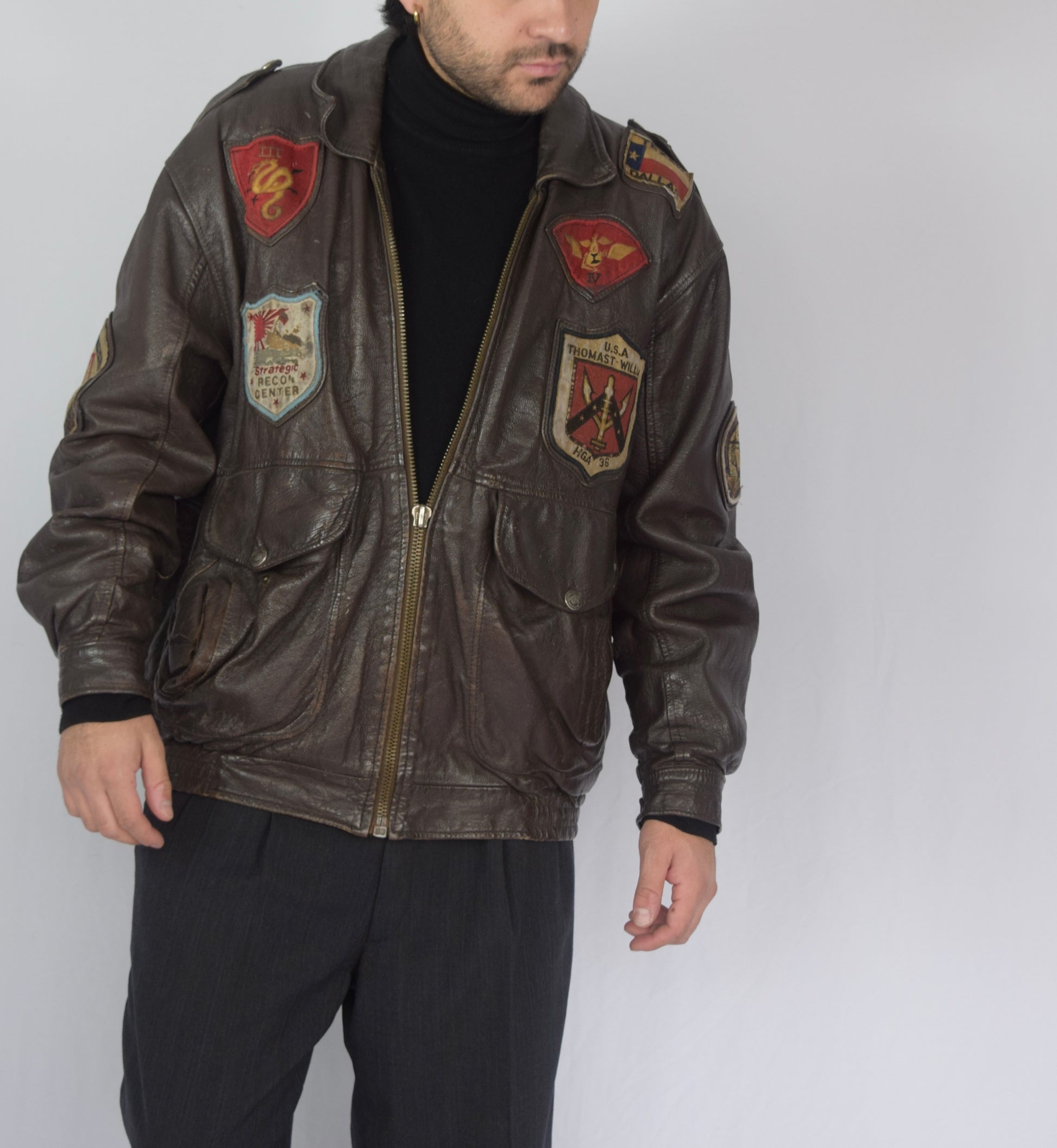 Original chaqueta 100% cuero&nbsp;