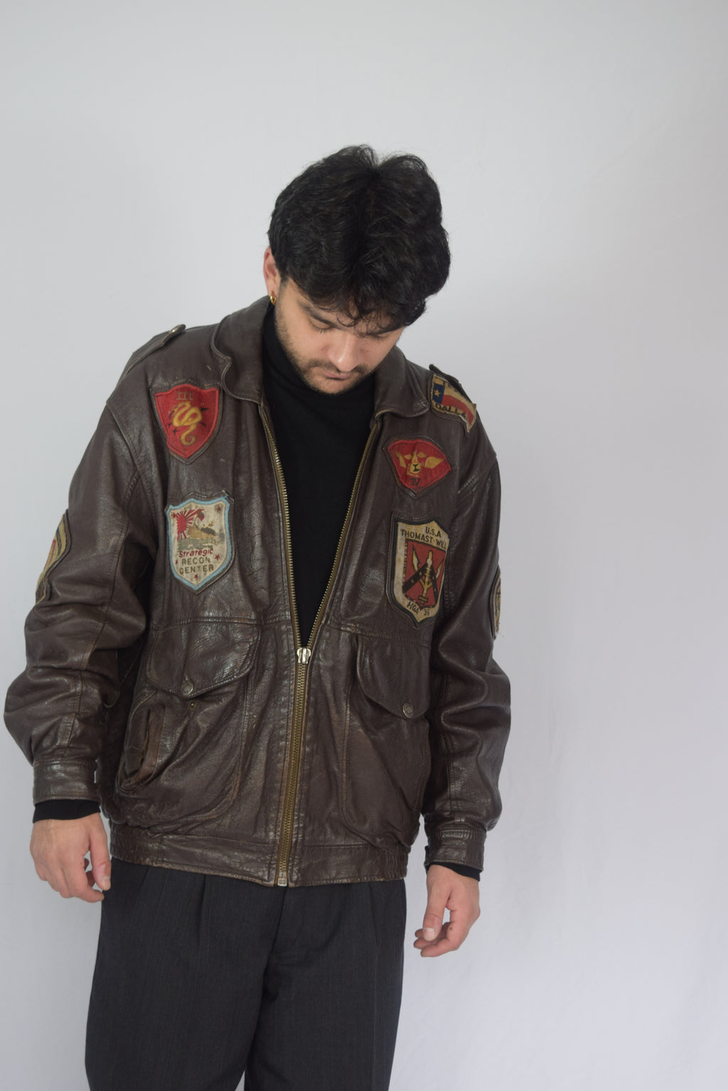 Original chaqueta 100% cuero&nbsp;