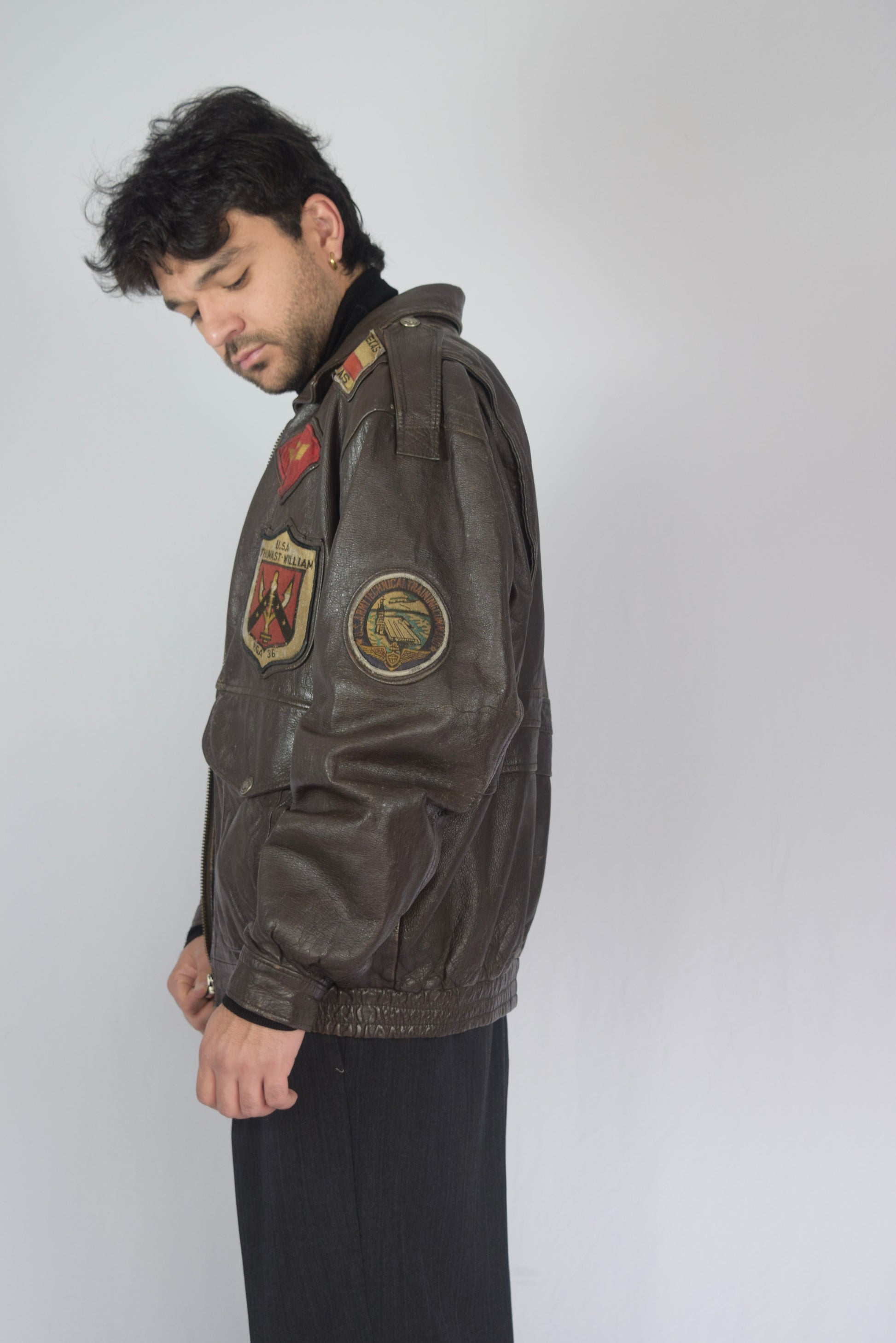 Original chaqueta 100% cuero&nbsp;