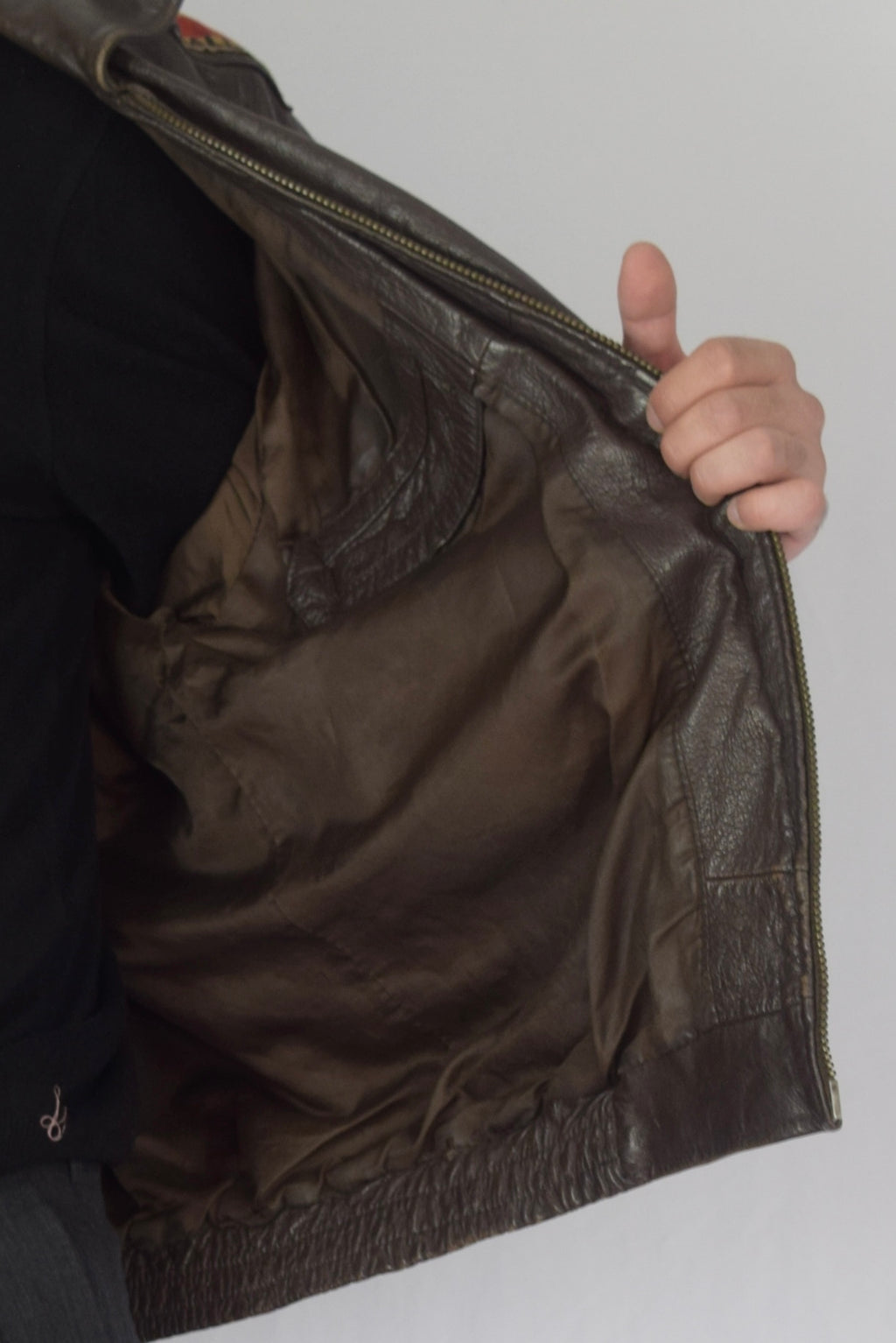 Original chaqueta 100% cuero&nbsp;