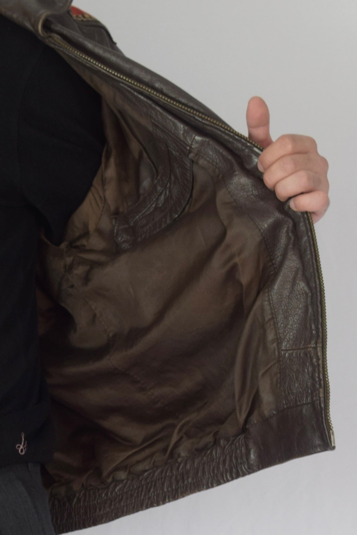 Original chaqueta 100% cuero&nbsp;