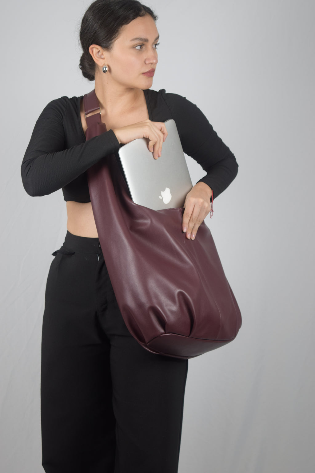 Bolso de prana VINO Tinto