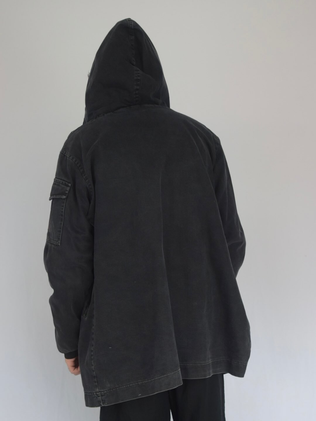 Gabardina denim urbano, Talla M