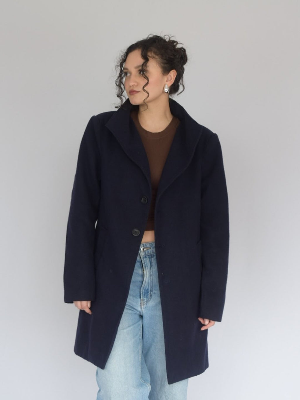 Gabardinas azul, talla M
