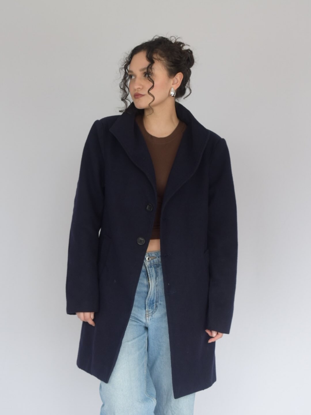 Gabardinas azul, talla M
