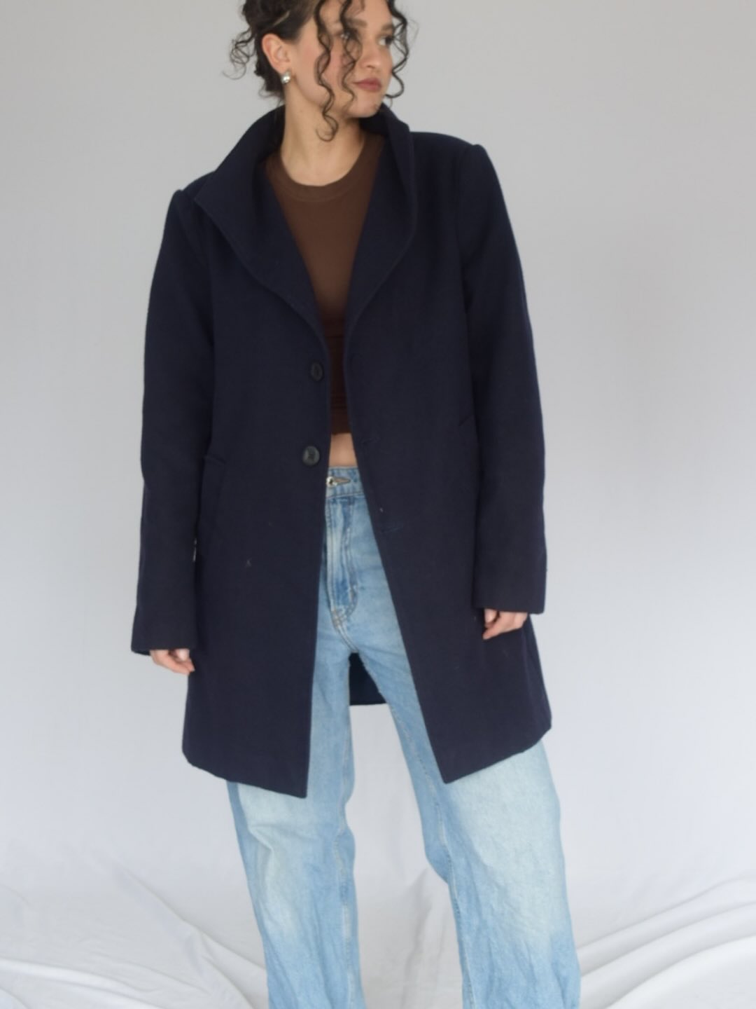 Gabardinas azul, talla M