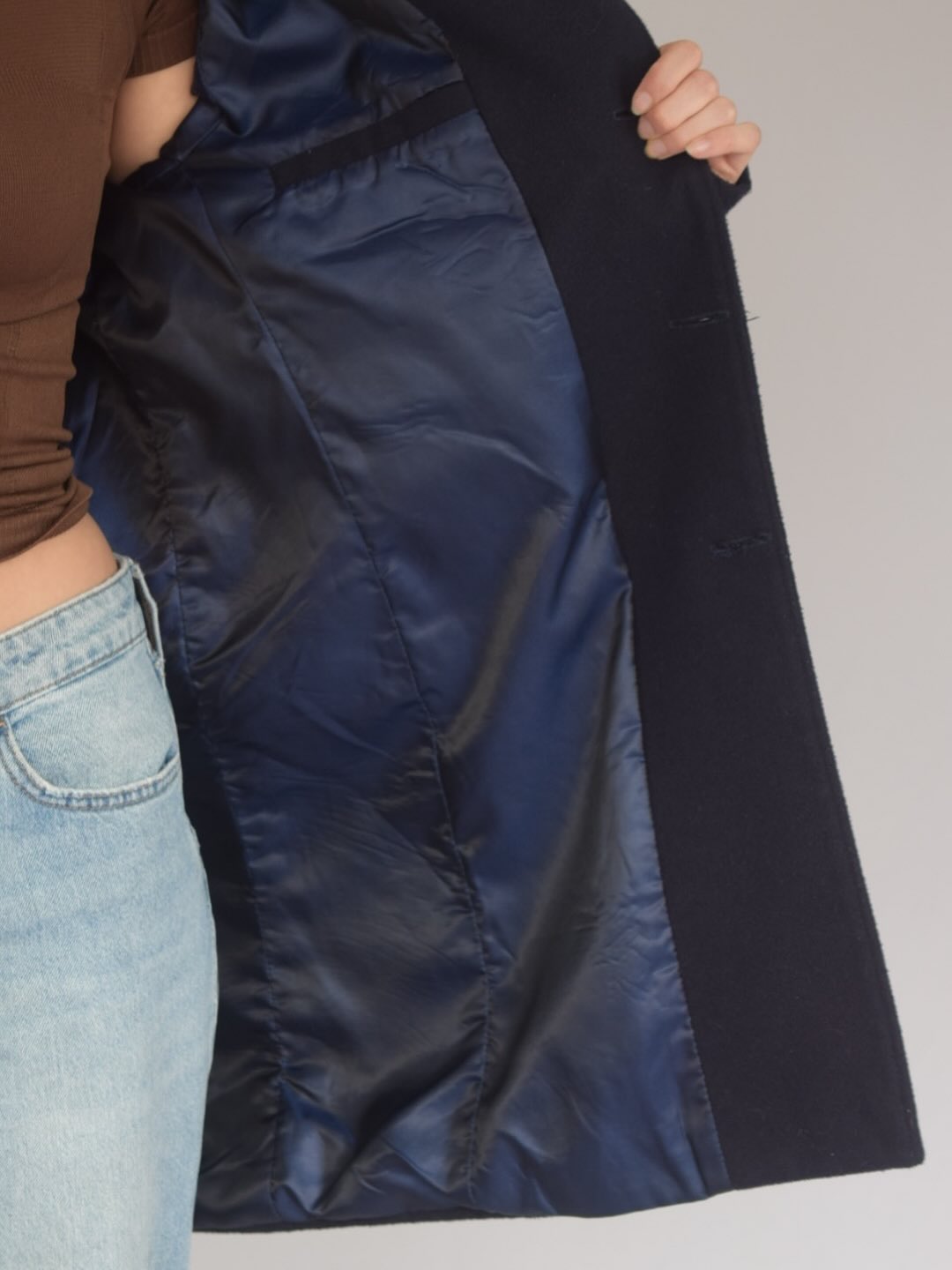 Gabardinas azul, talla M