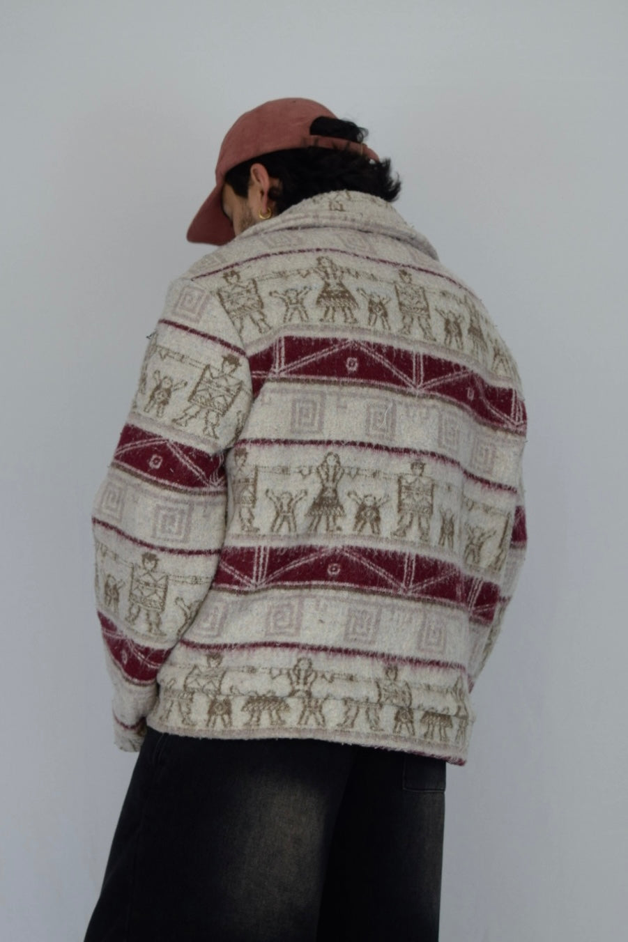 Chaqueta de tela recuperada