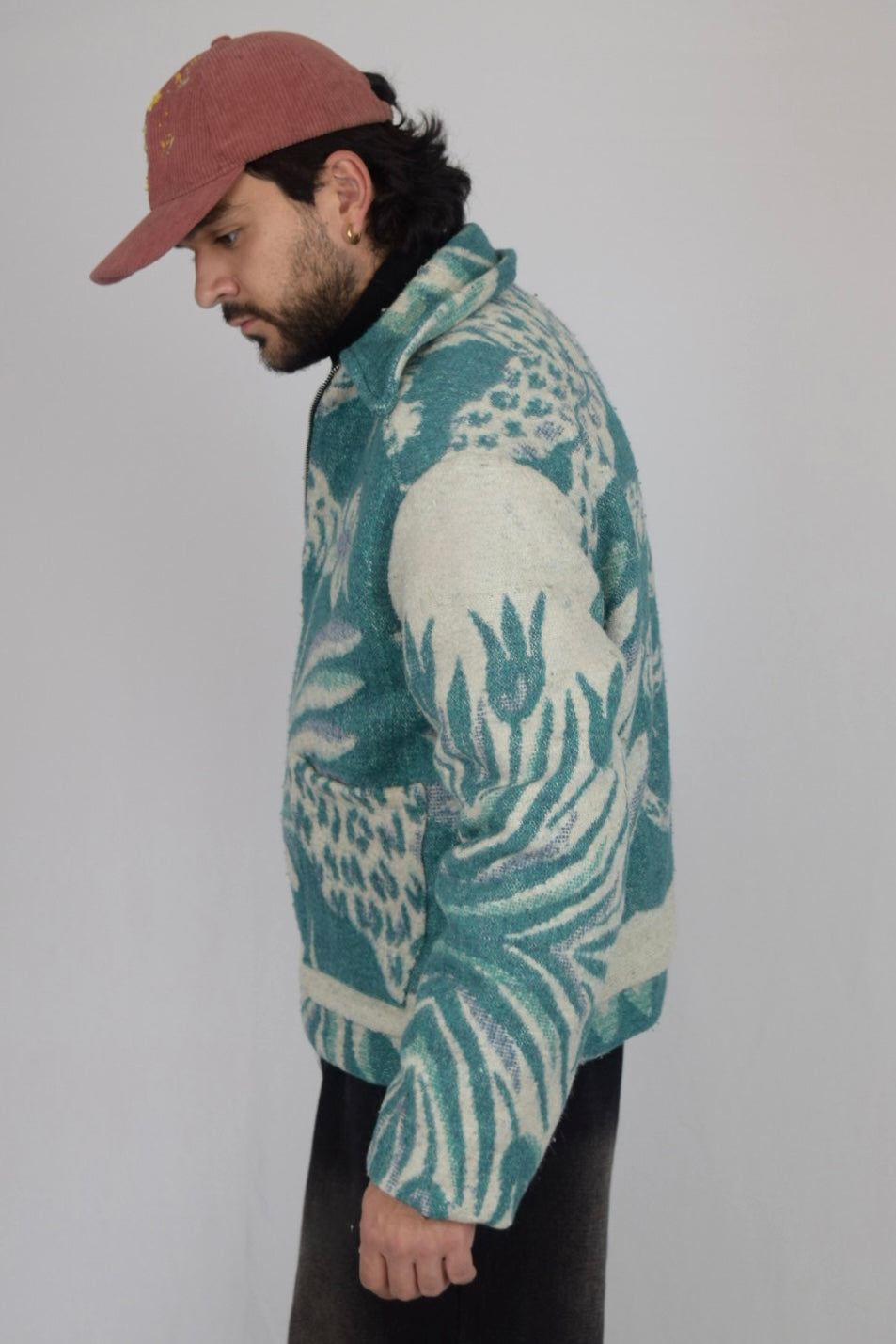 Chaqueta de tela recuperada