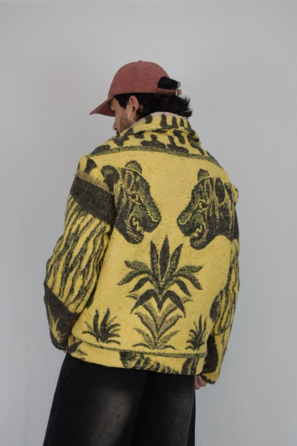 chaqueta de tela recuperada