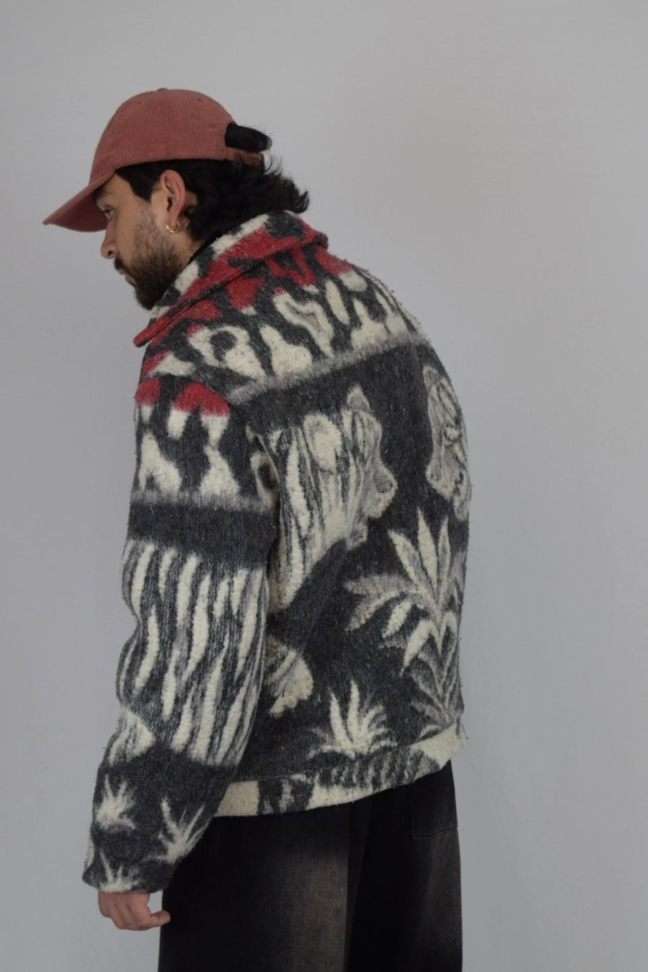 Chaqueta de tela recuperada